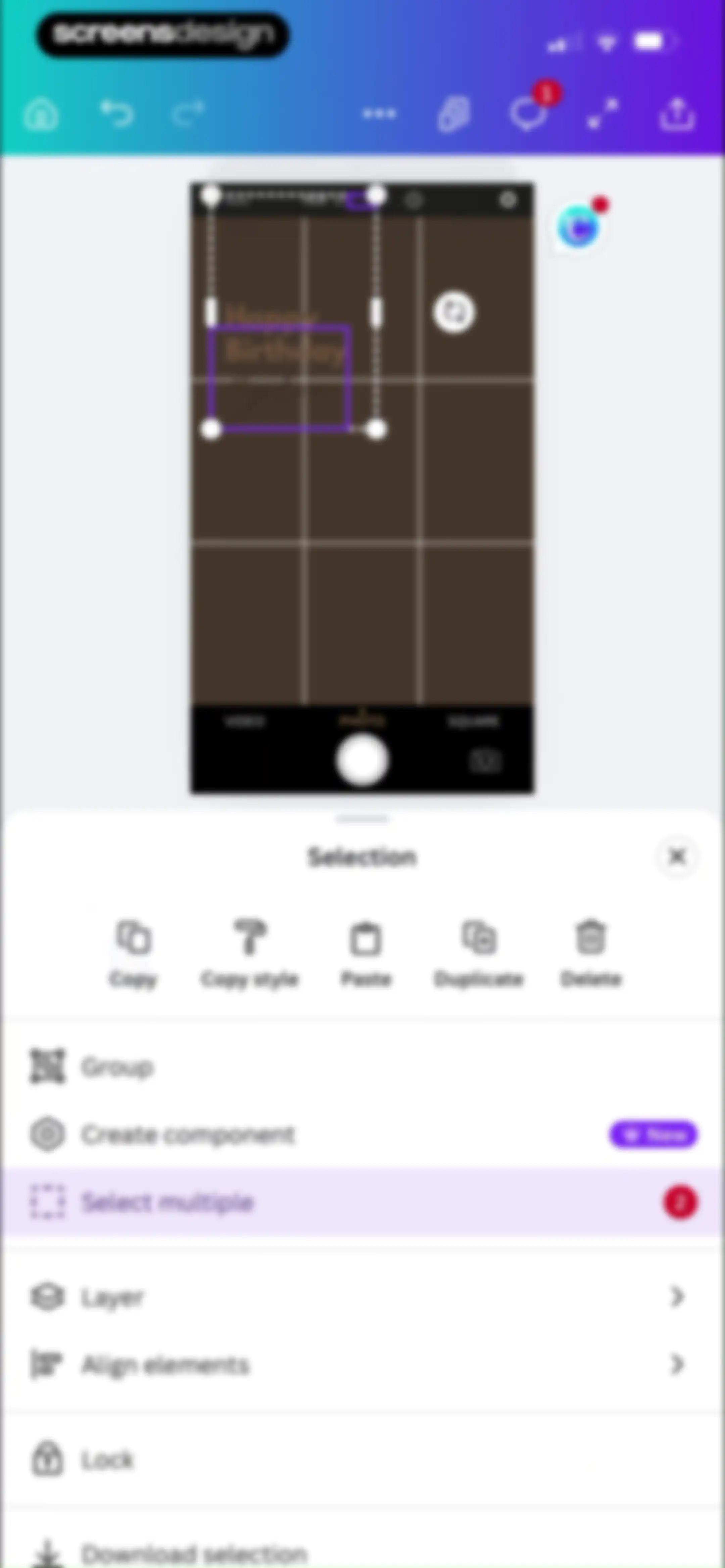 Canva: AI Video & Photo Editor screen 83