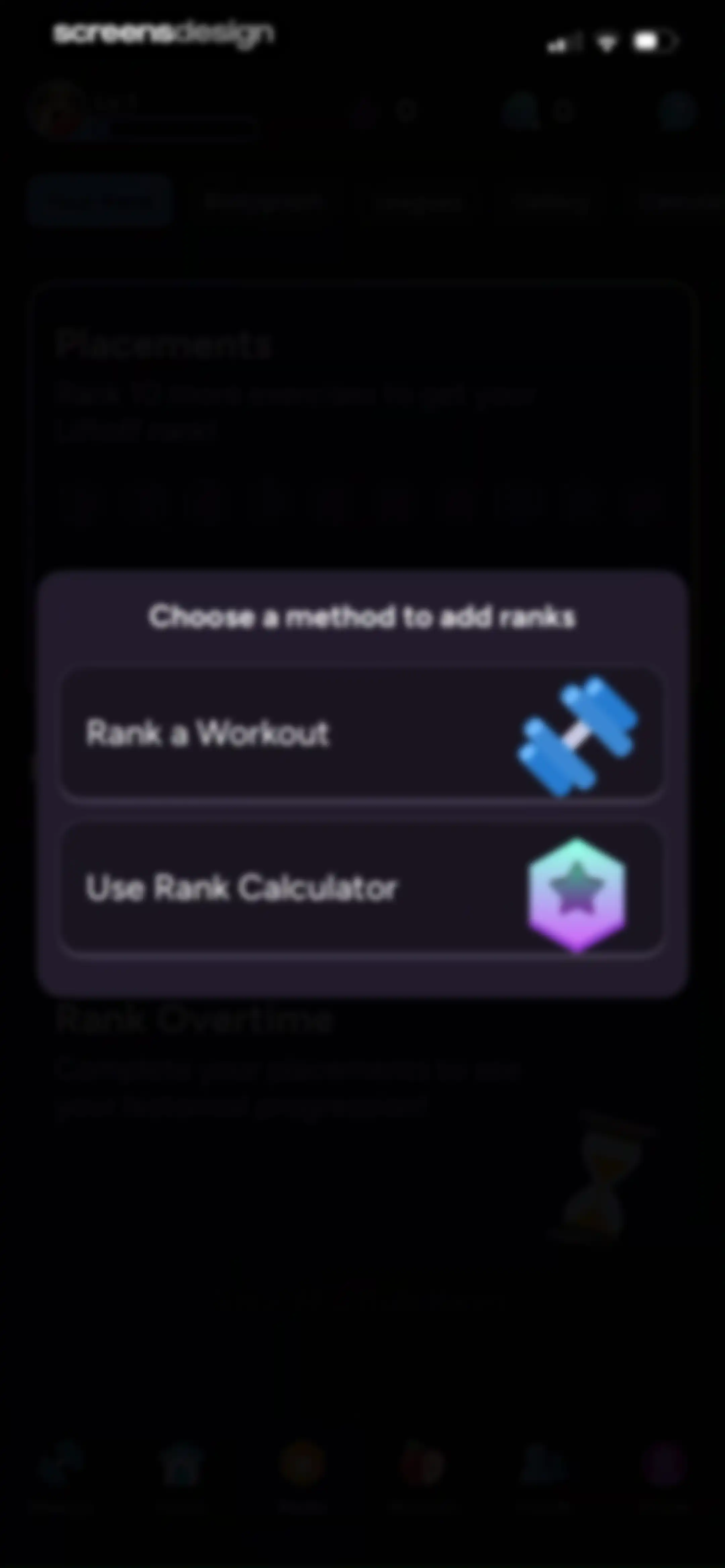 Liftoff - Ranked Gym Workouts screen 227