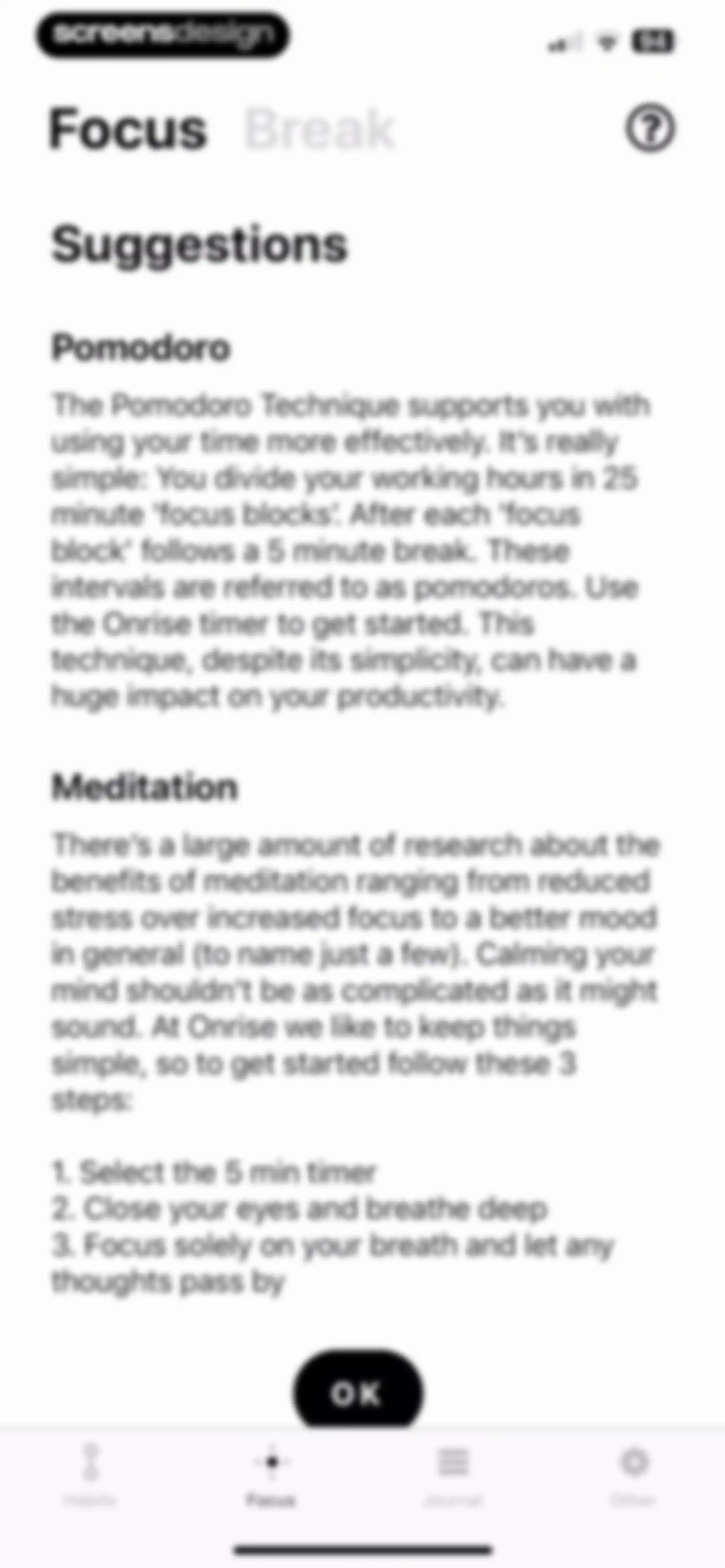 Onrise: Habit Tracker & Focus screen 39