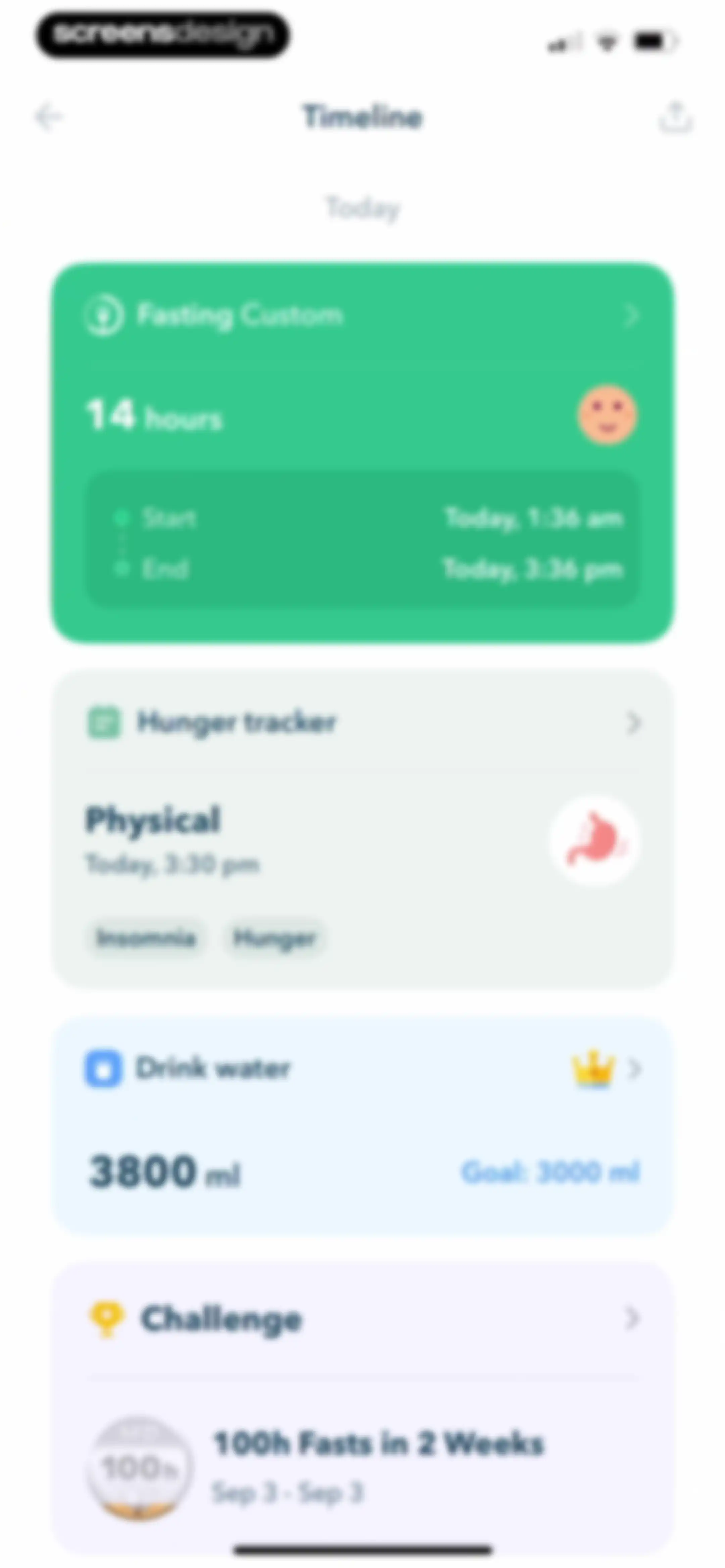 Intermittent Fasting Tracker - screen 350