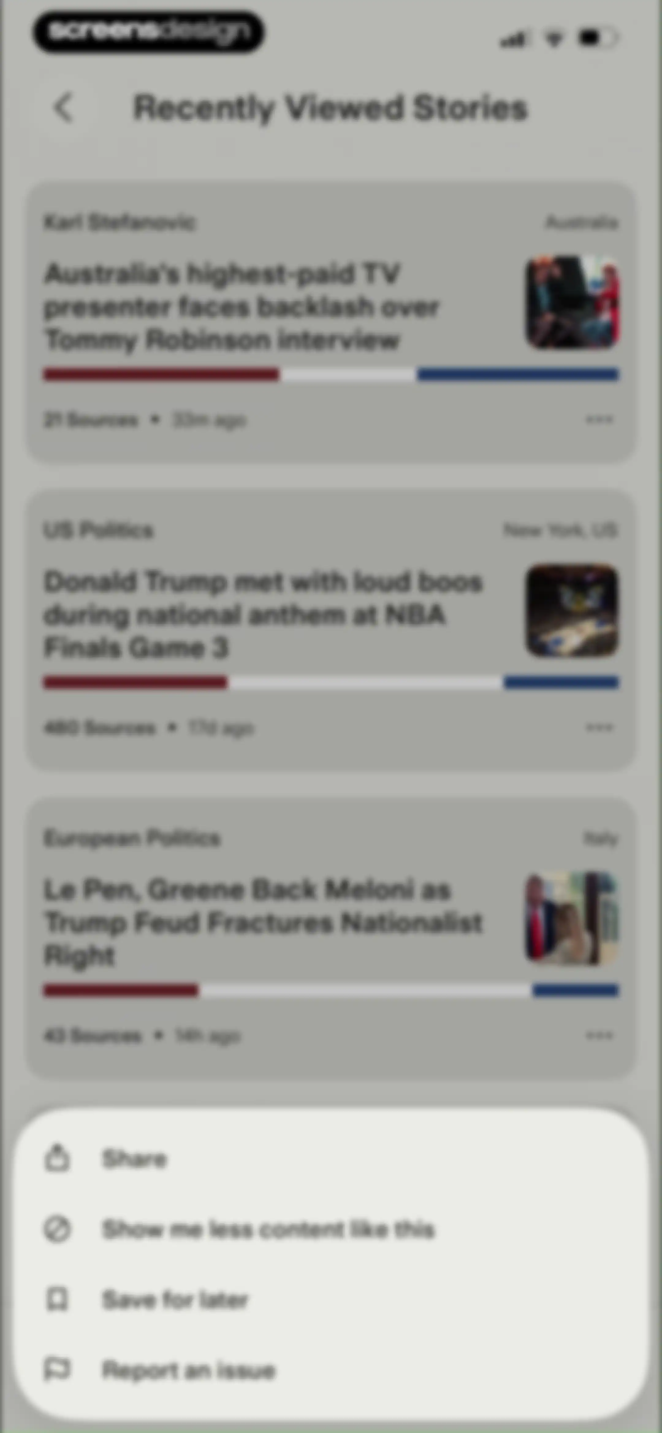 Ground News screen 73