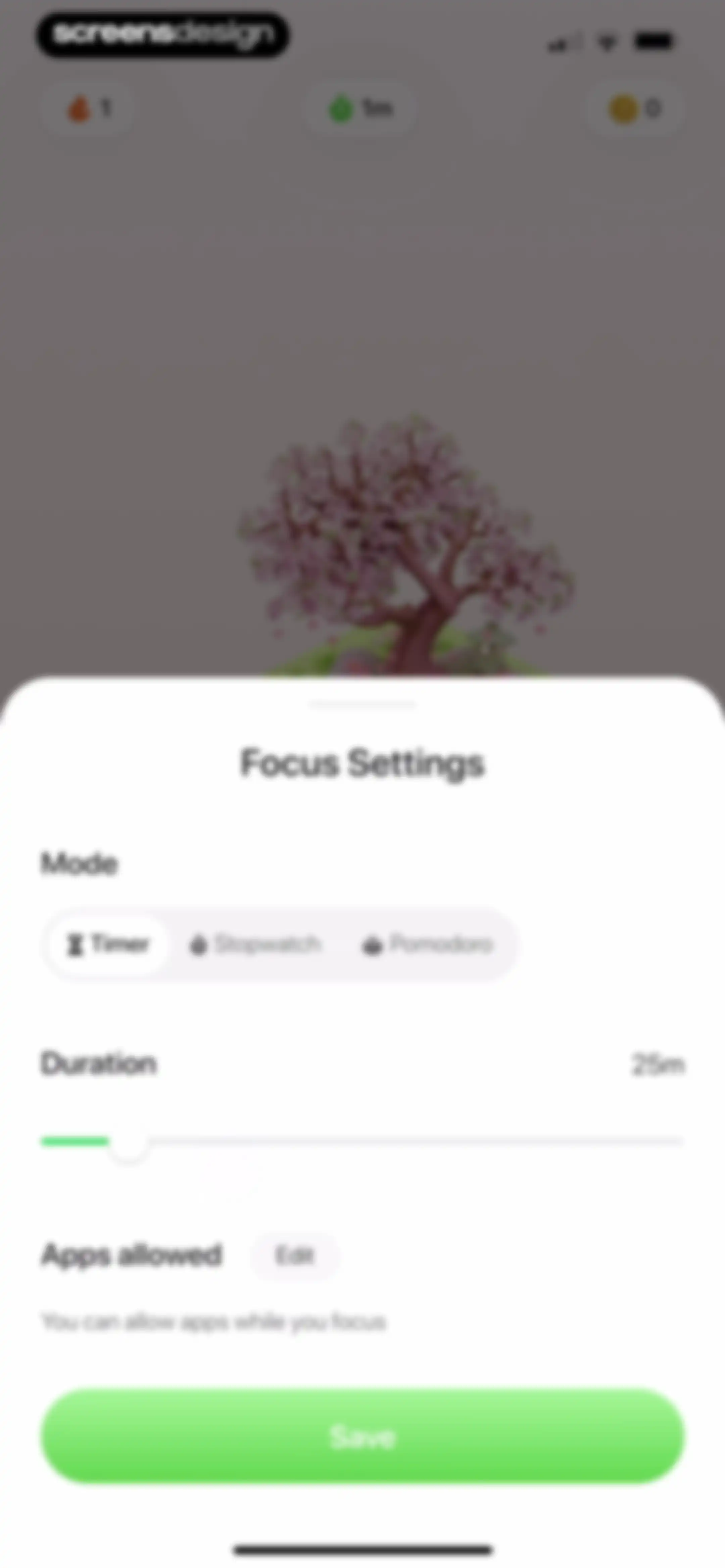 Focus Tree: Timer & Flashcards screen 70