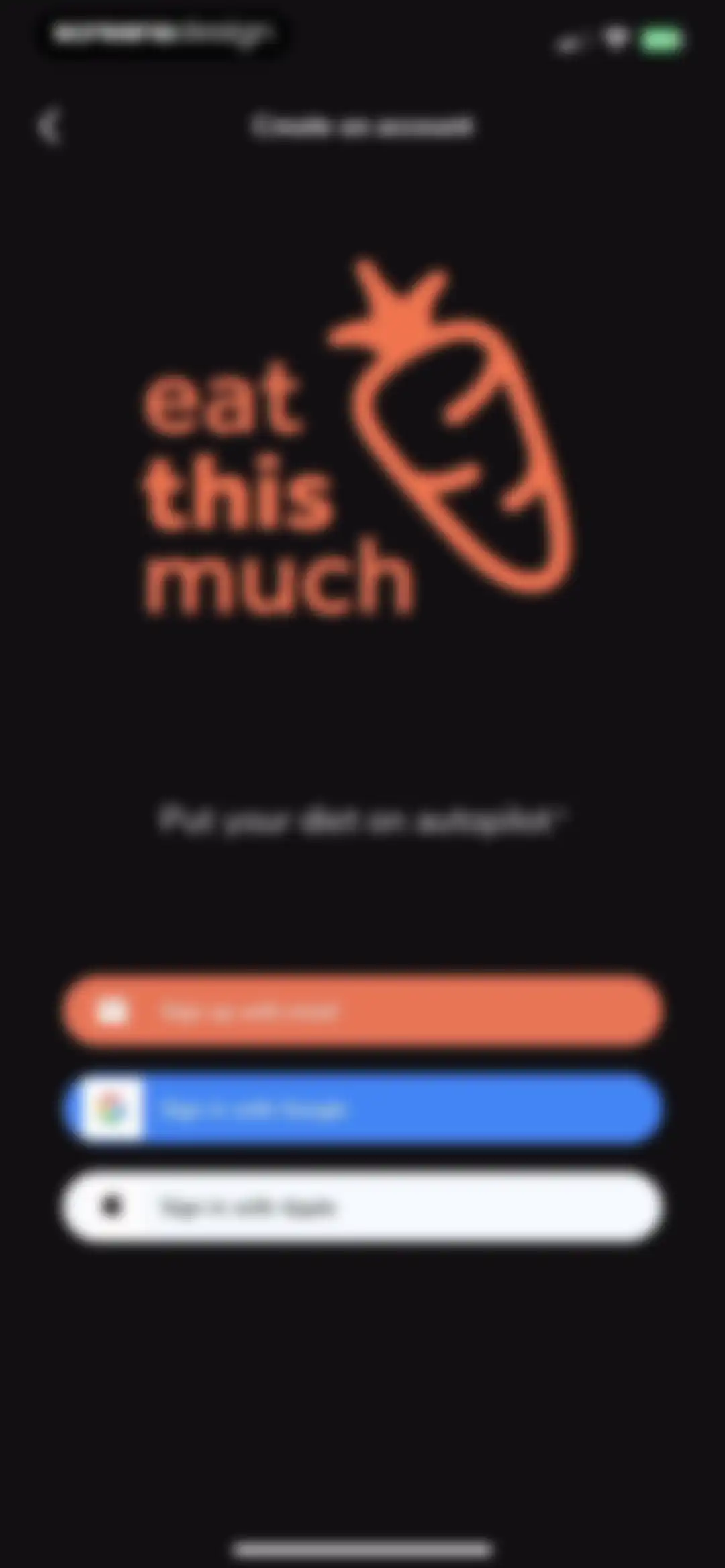 Eat This Much - Meal Planner screen 3