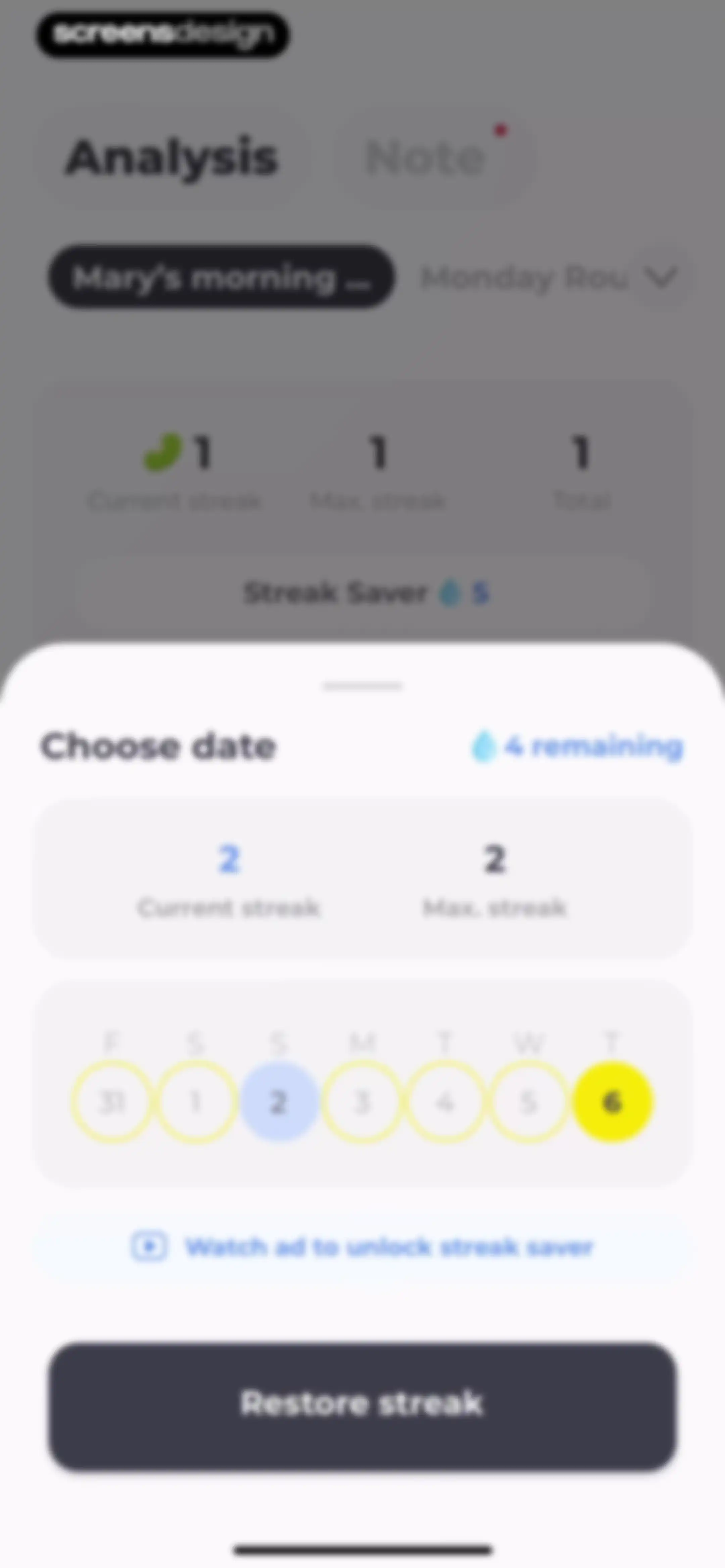 Routine Planner, Habit Tracker screen 68