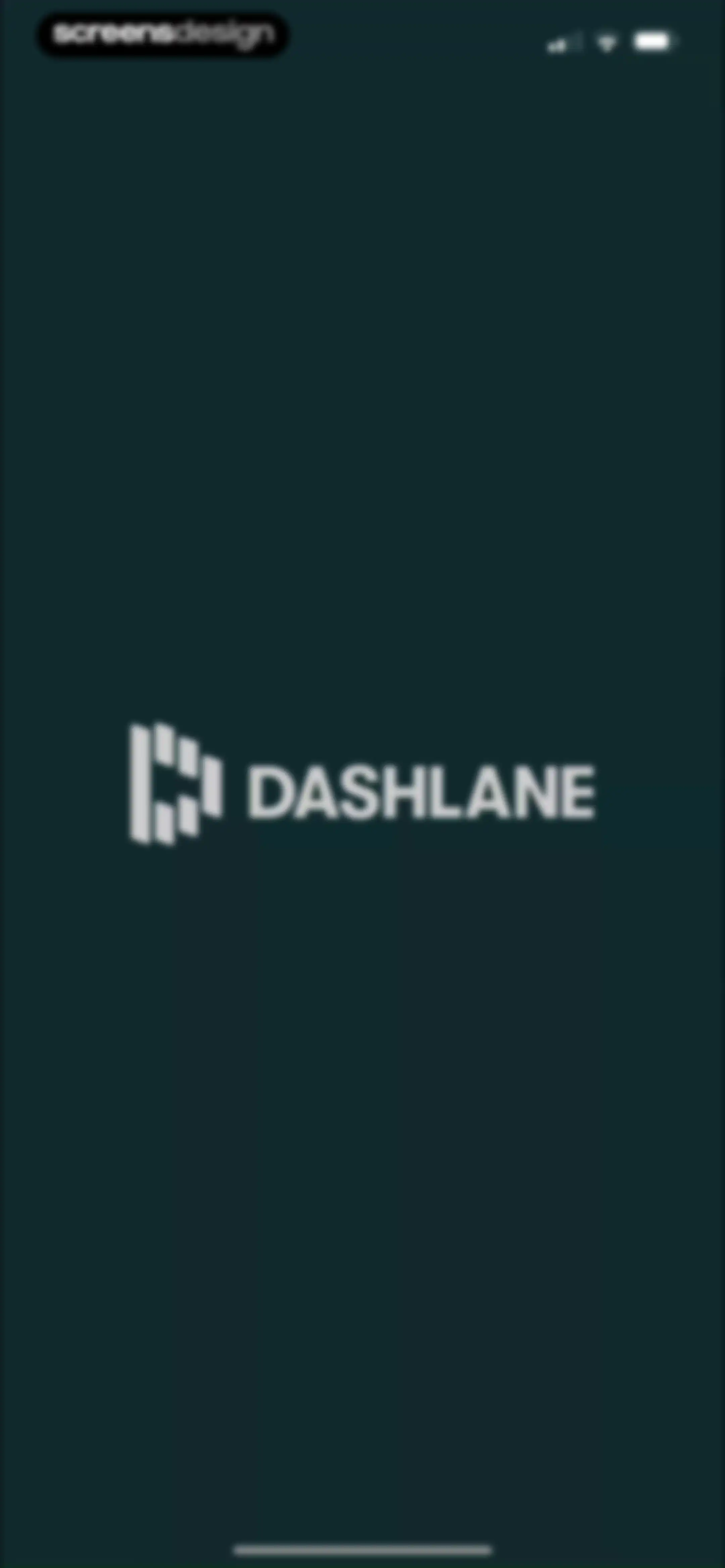 Dashlane Password Manager screen 1