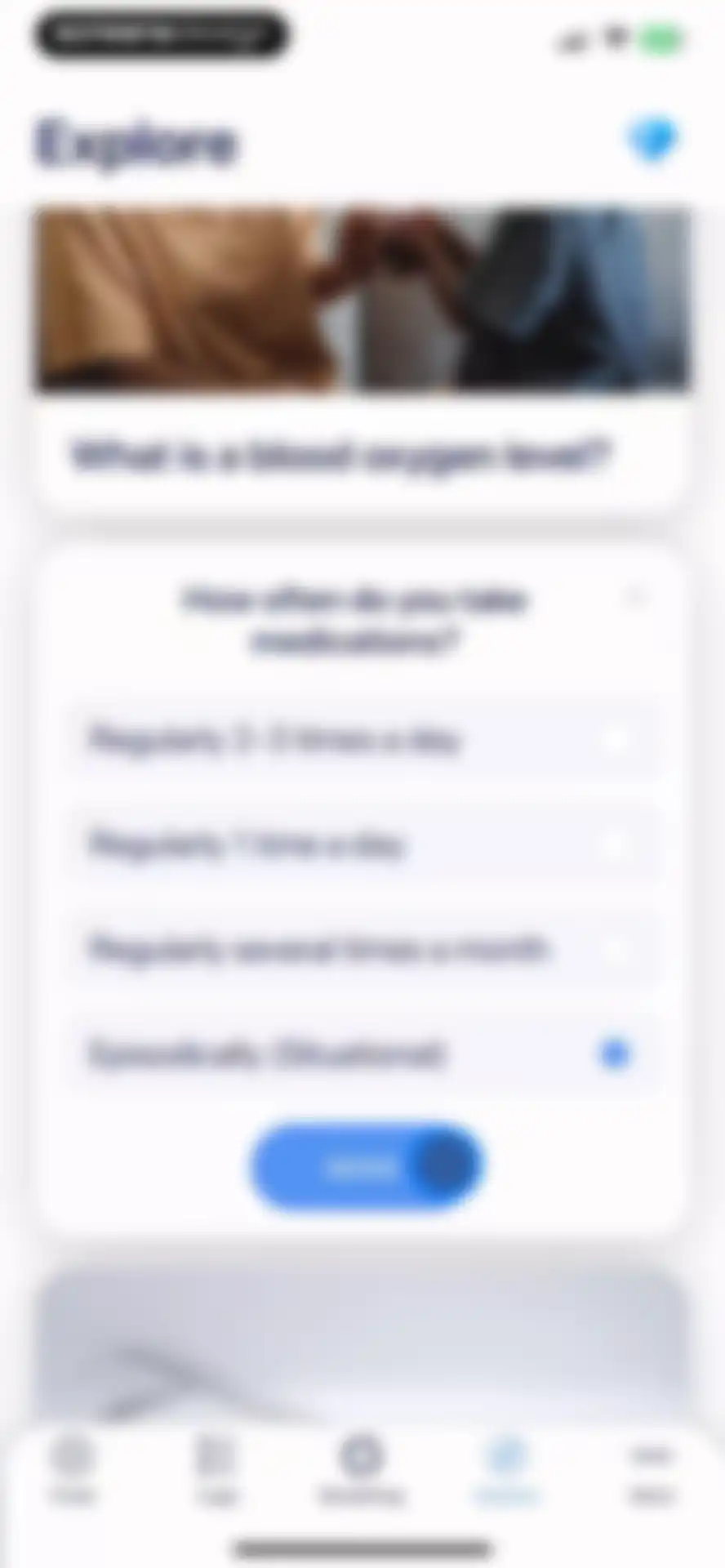Blood Oxygen App screen 37