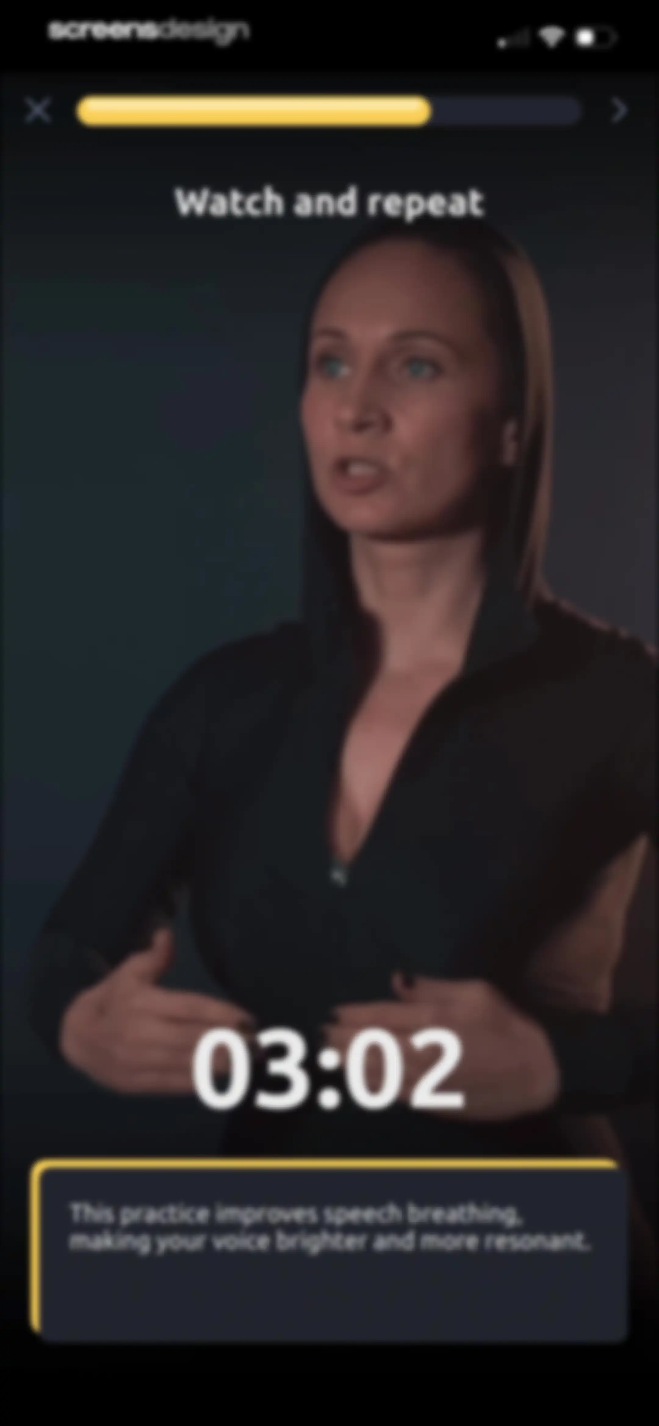 Vocal Image: AI Speaking Coach screen 129