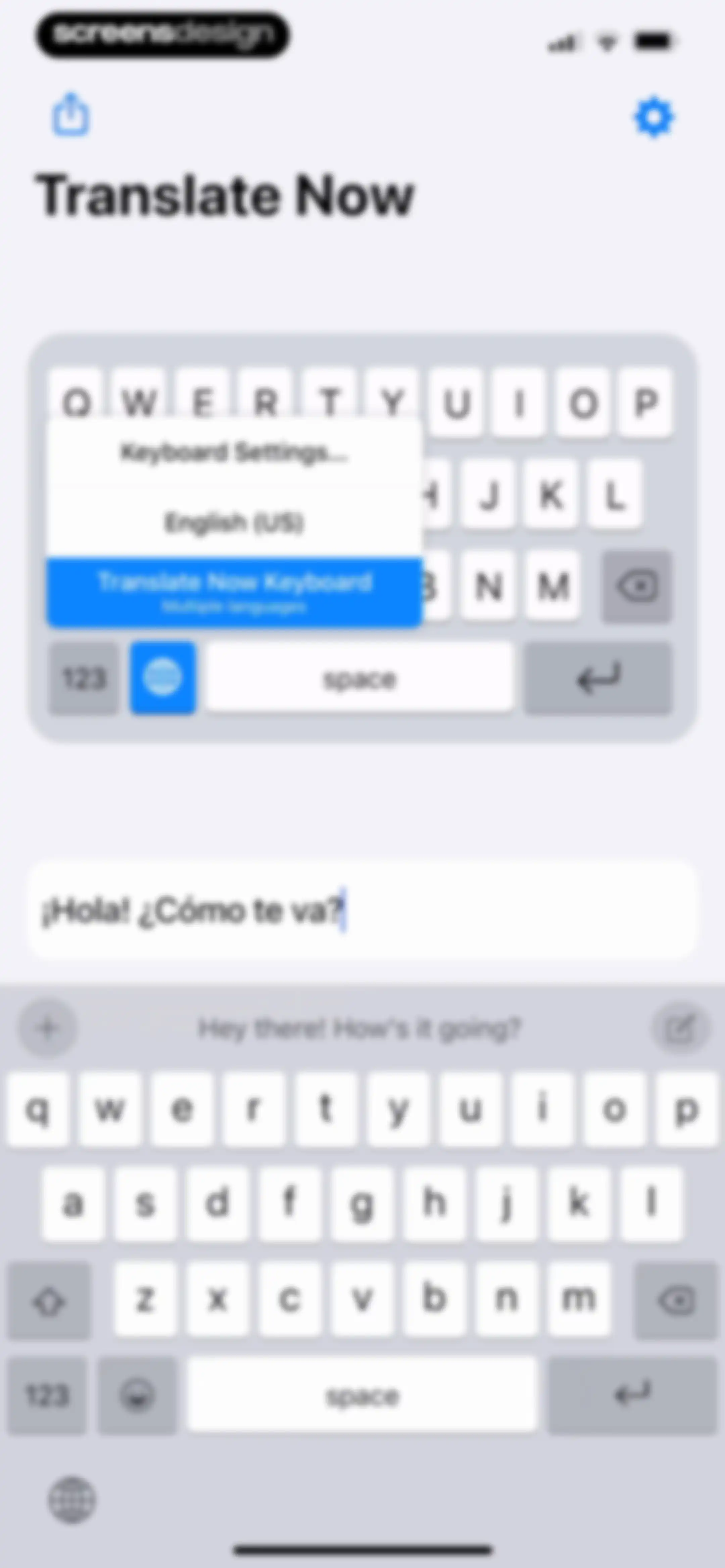 Translator Keyboard - Language screen 22
