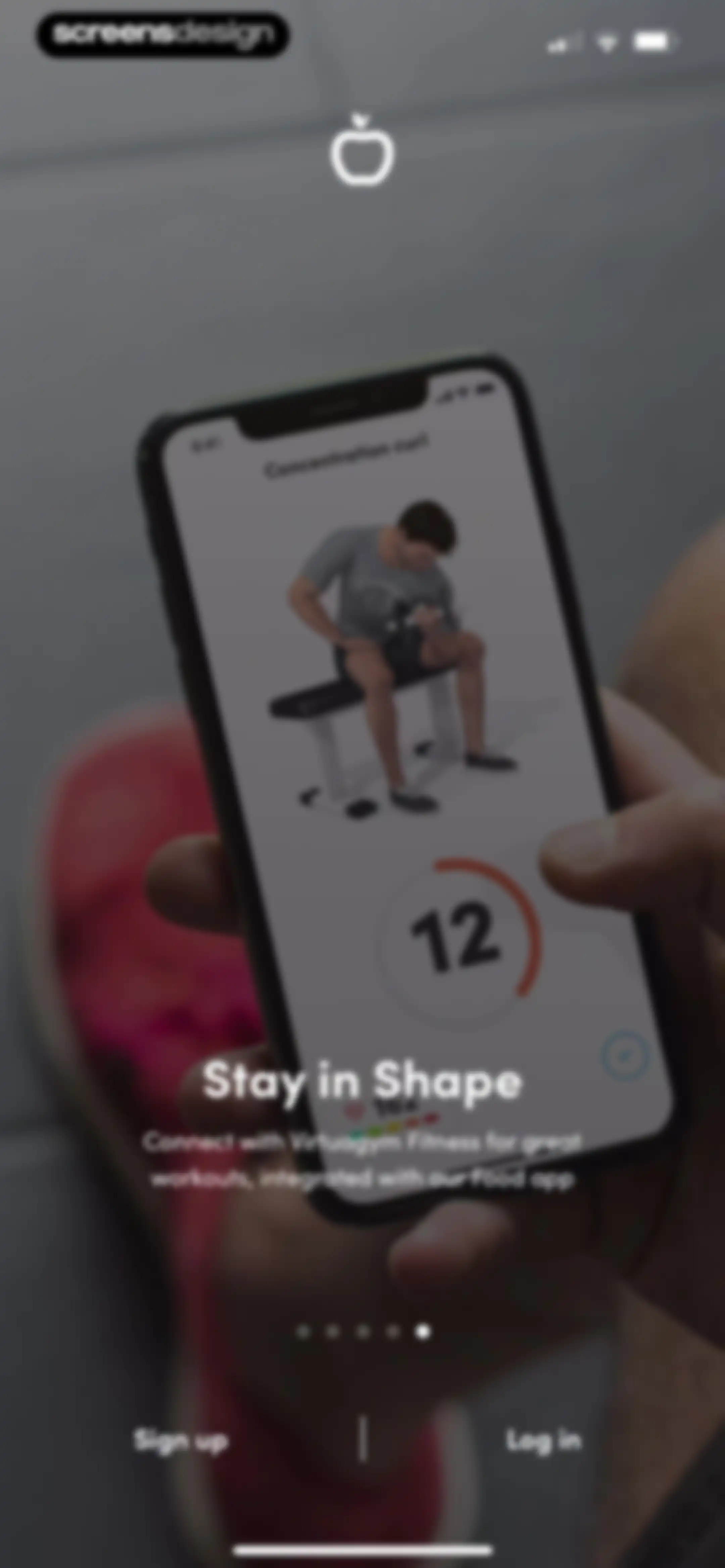 Calories and nutrition tracker screen 5