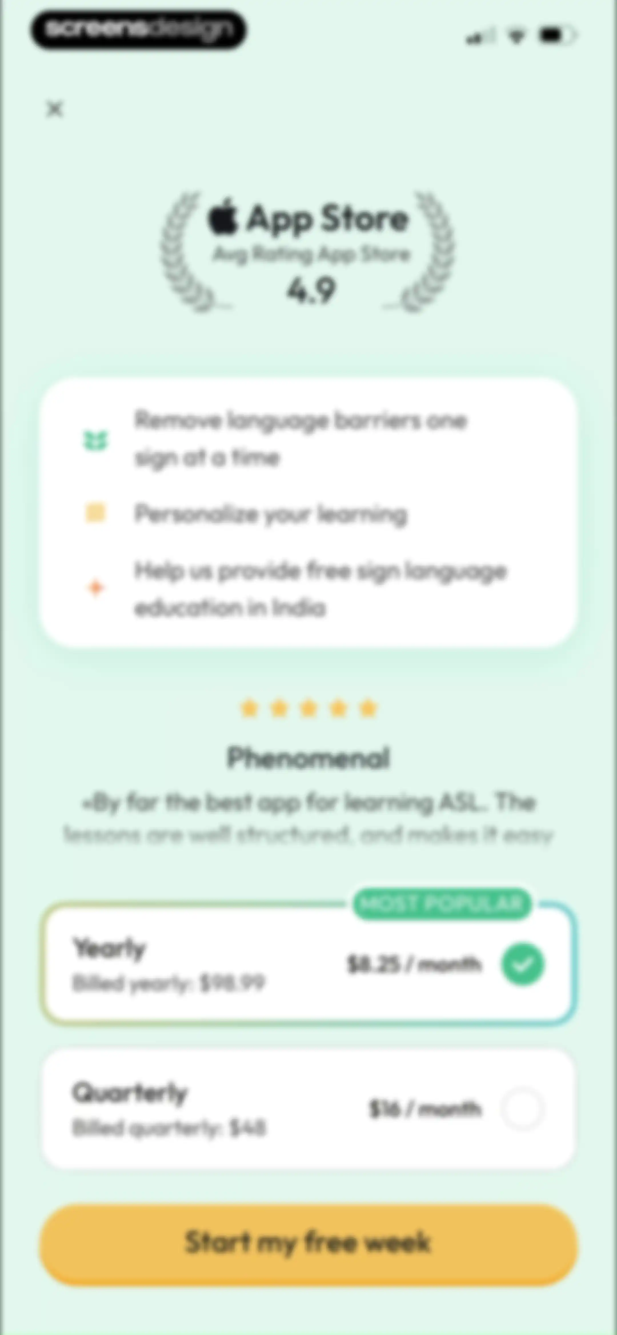 ASL Bloom - Sign Language screen 29