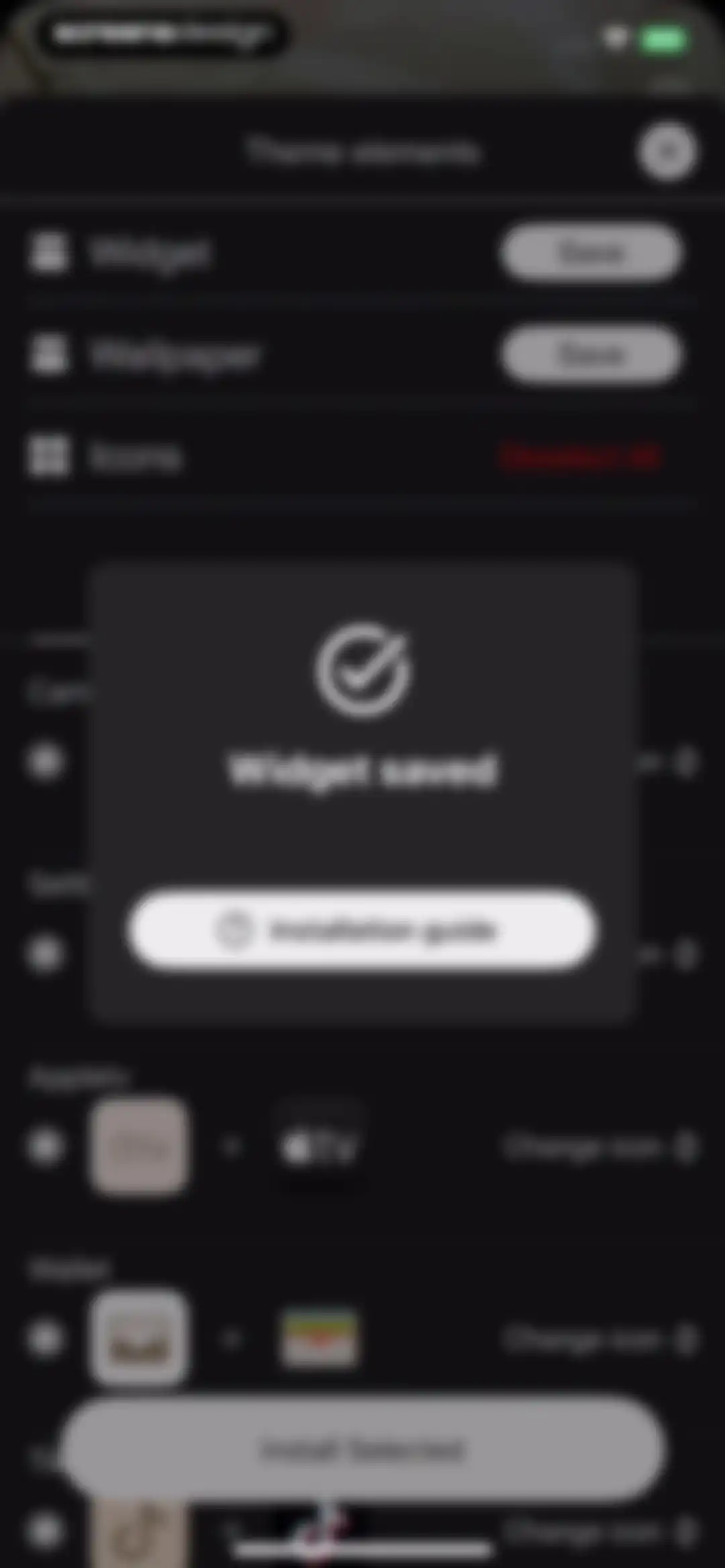 Aesthetic: App icons & Widgets screen 18