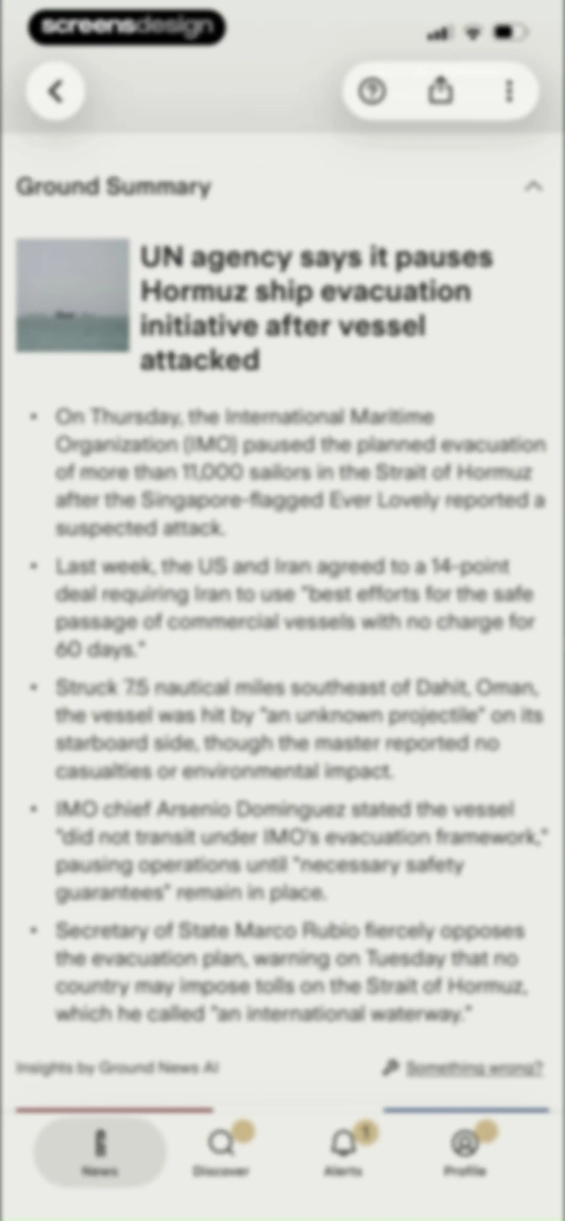 Ground News screen 16