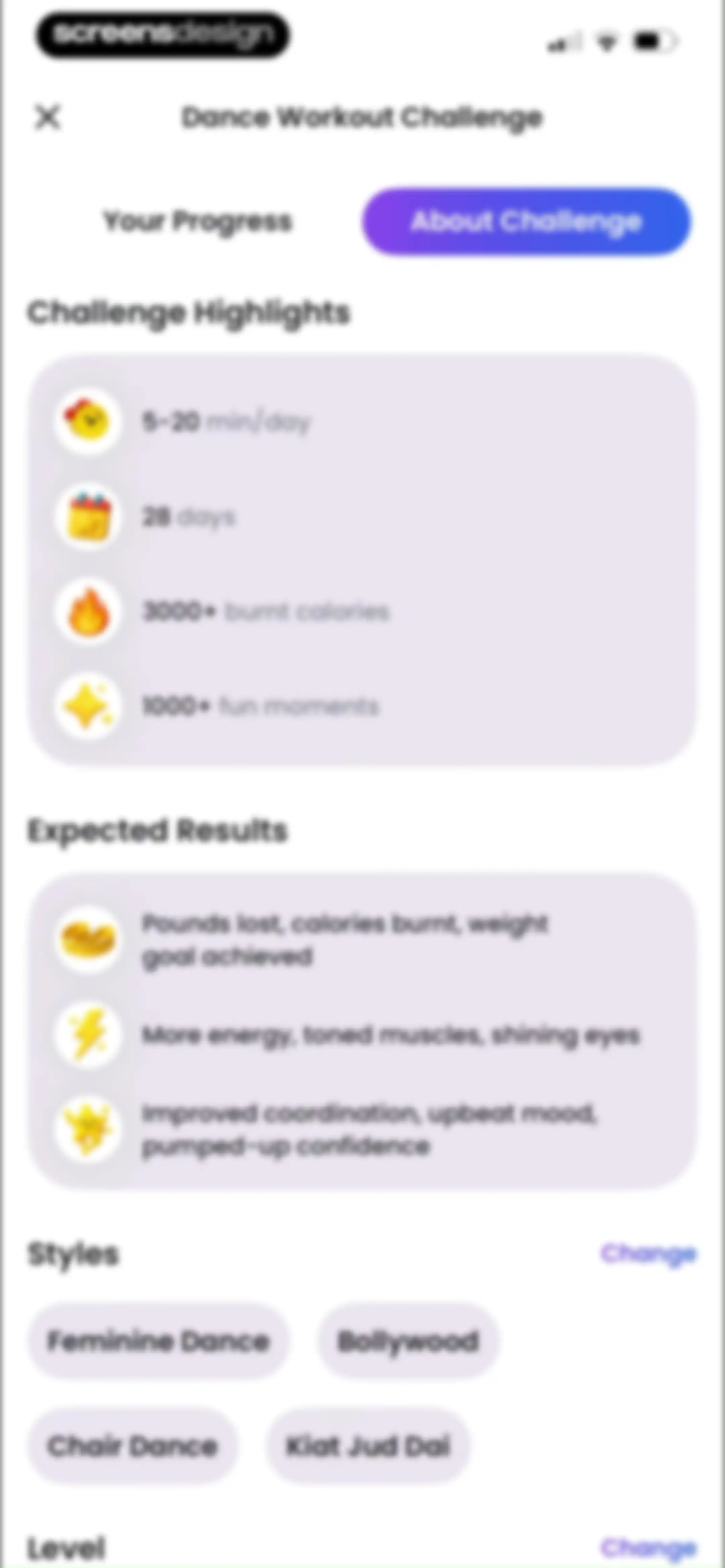 Dancebit: Home Dance Workouts screen 64