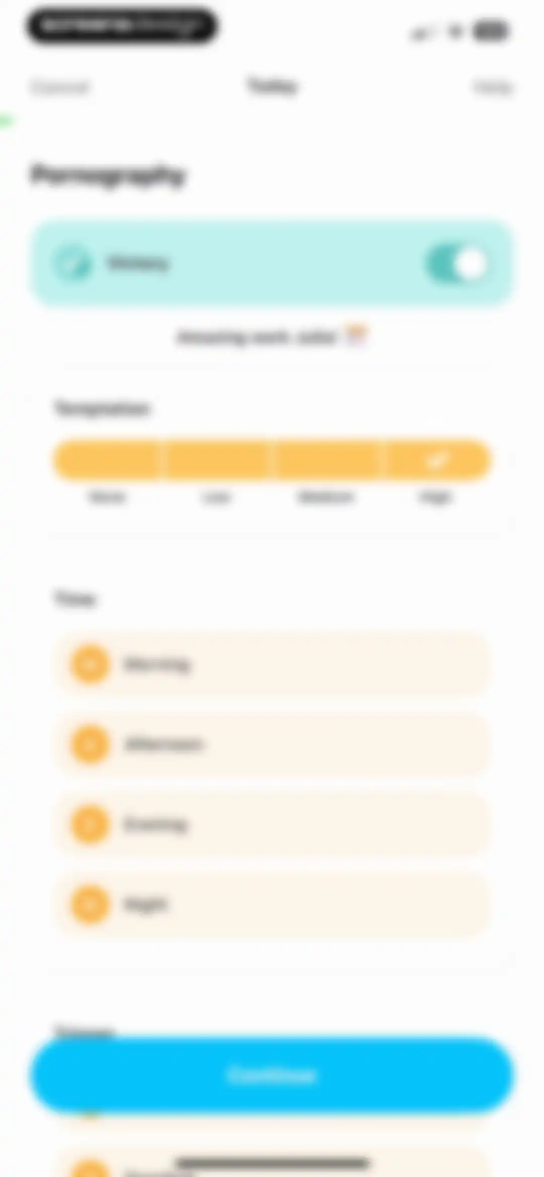 Brainbuddy: Quit PMO screen 147