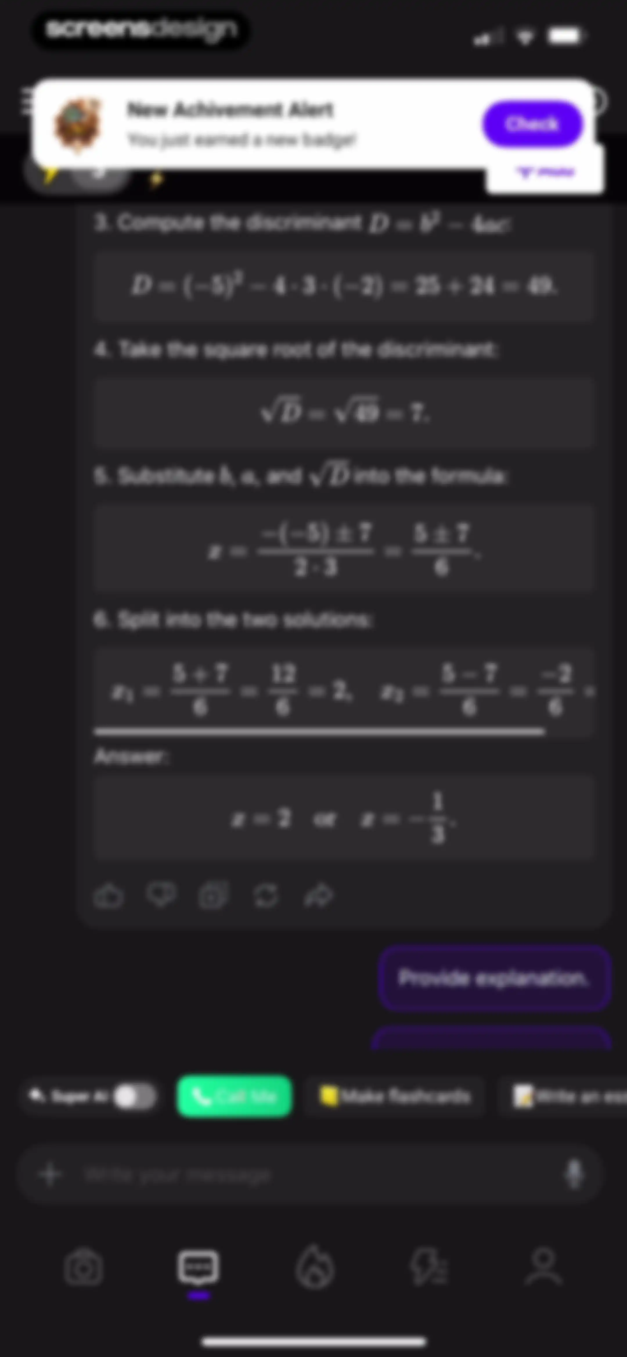 Answer.AI - Your AI tutor screen 31