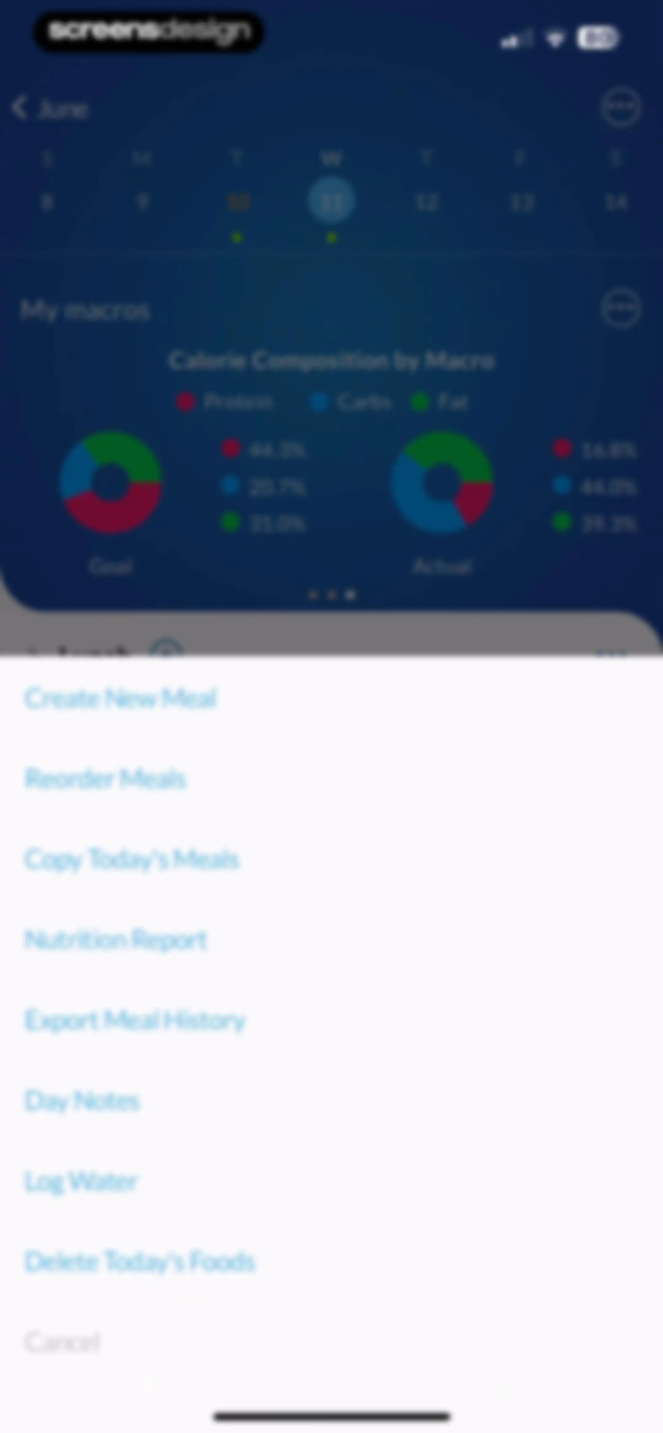 MacrosFirst - Macro Tracker screen 103