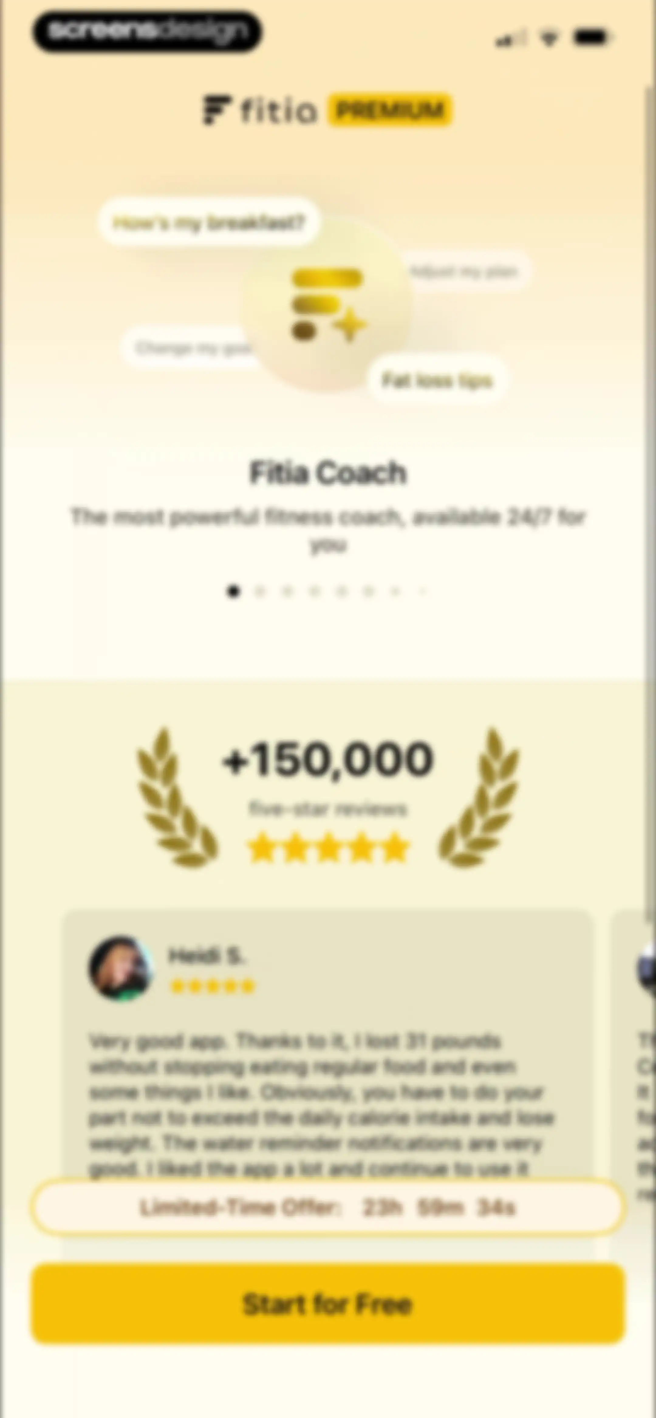 Fitia: Calorie Counter & Diet screen 37