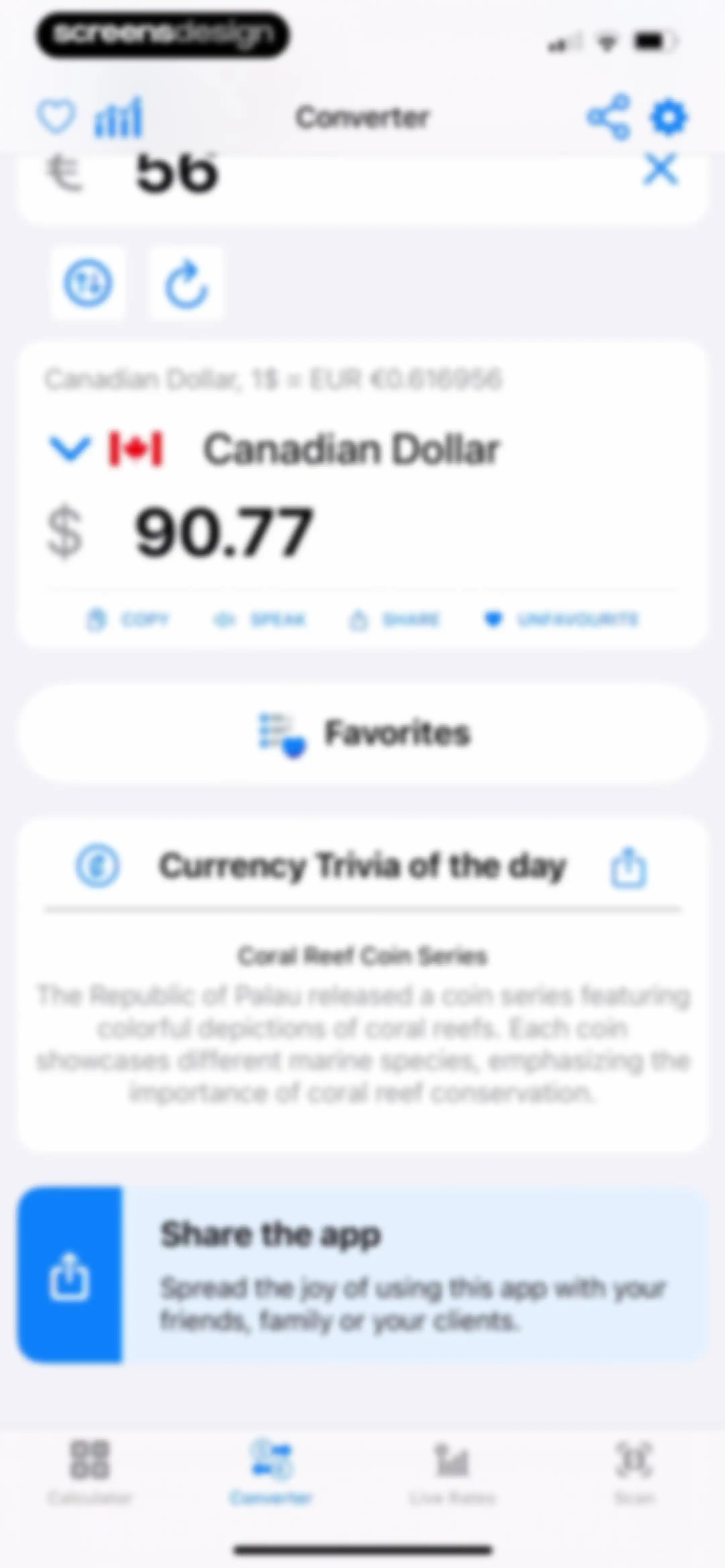 Currency Converter Calculator• screen 30