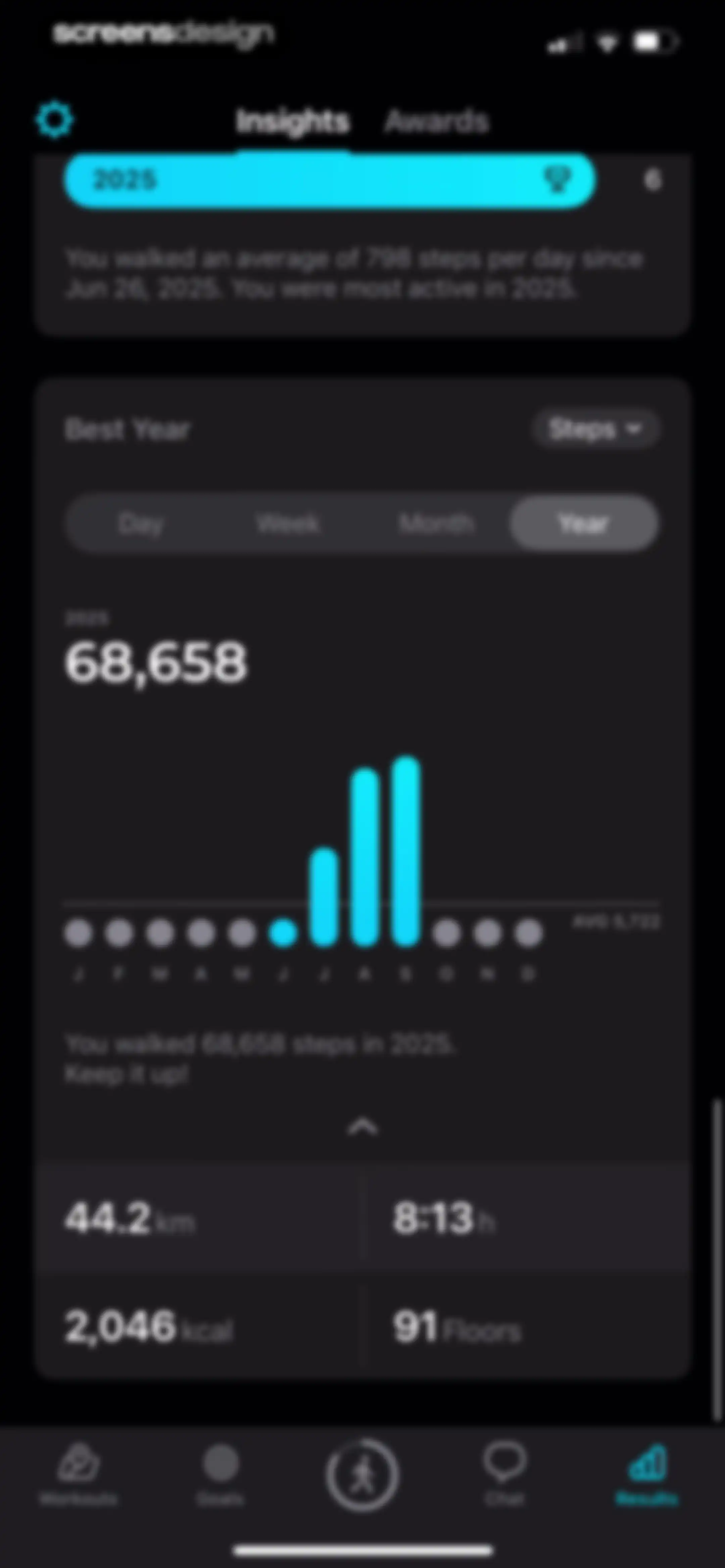 StepsApp Pedometer screen 147