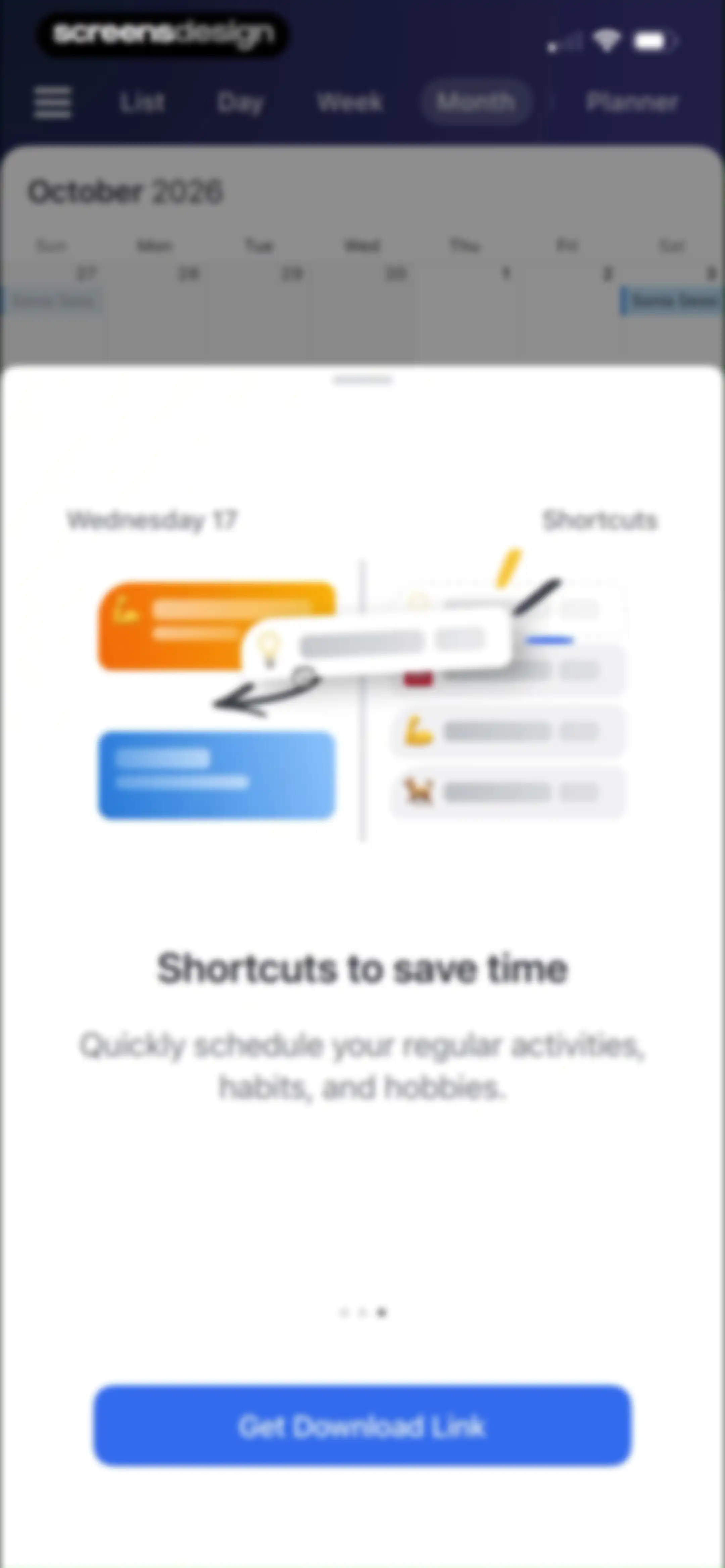 Calendars: Schedule Planner screen 80