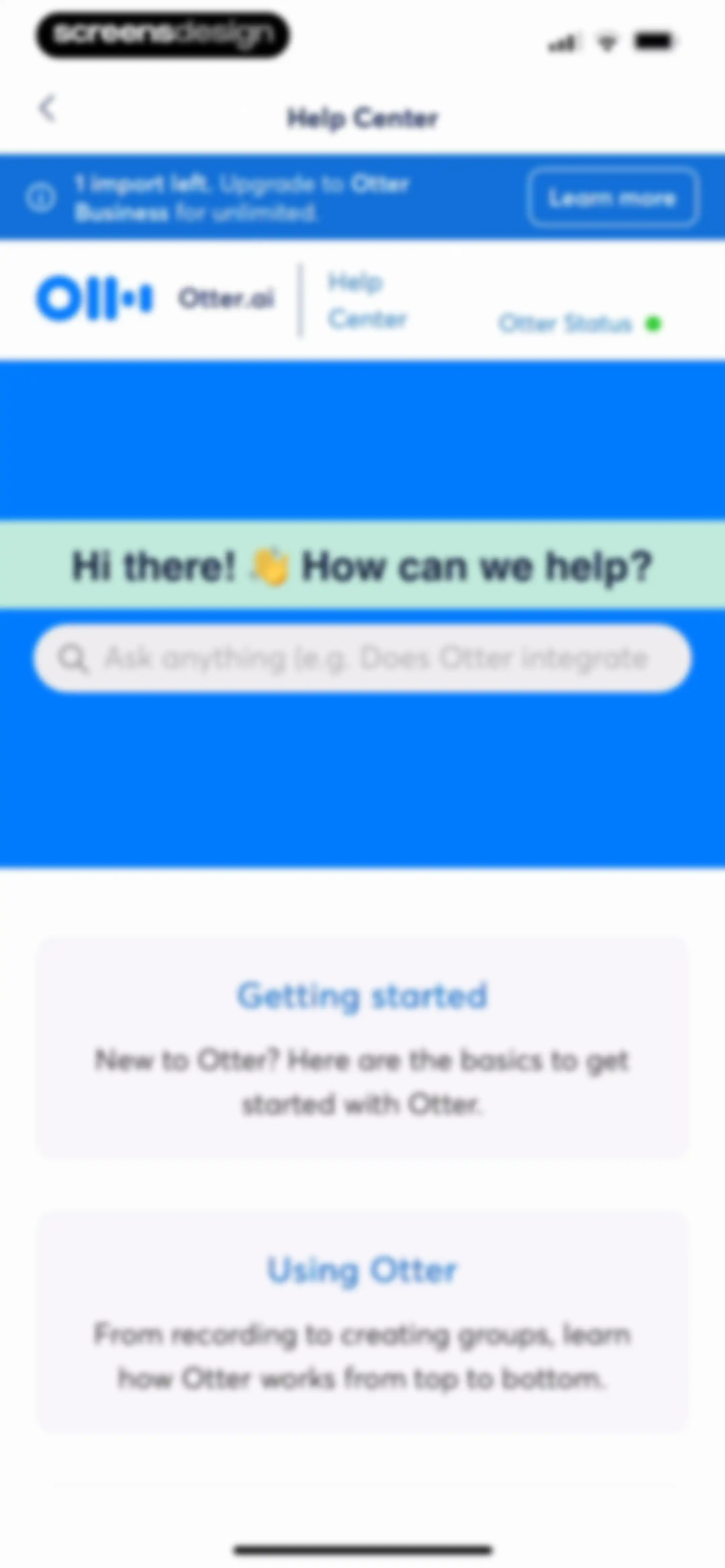 Otter Transcribe Voice Notes screen 143