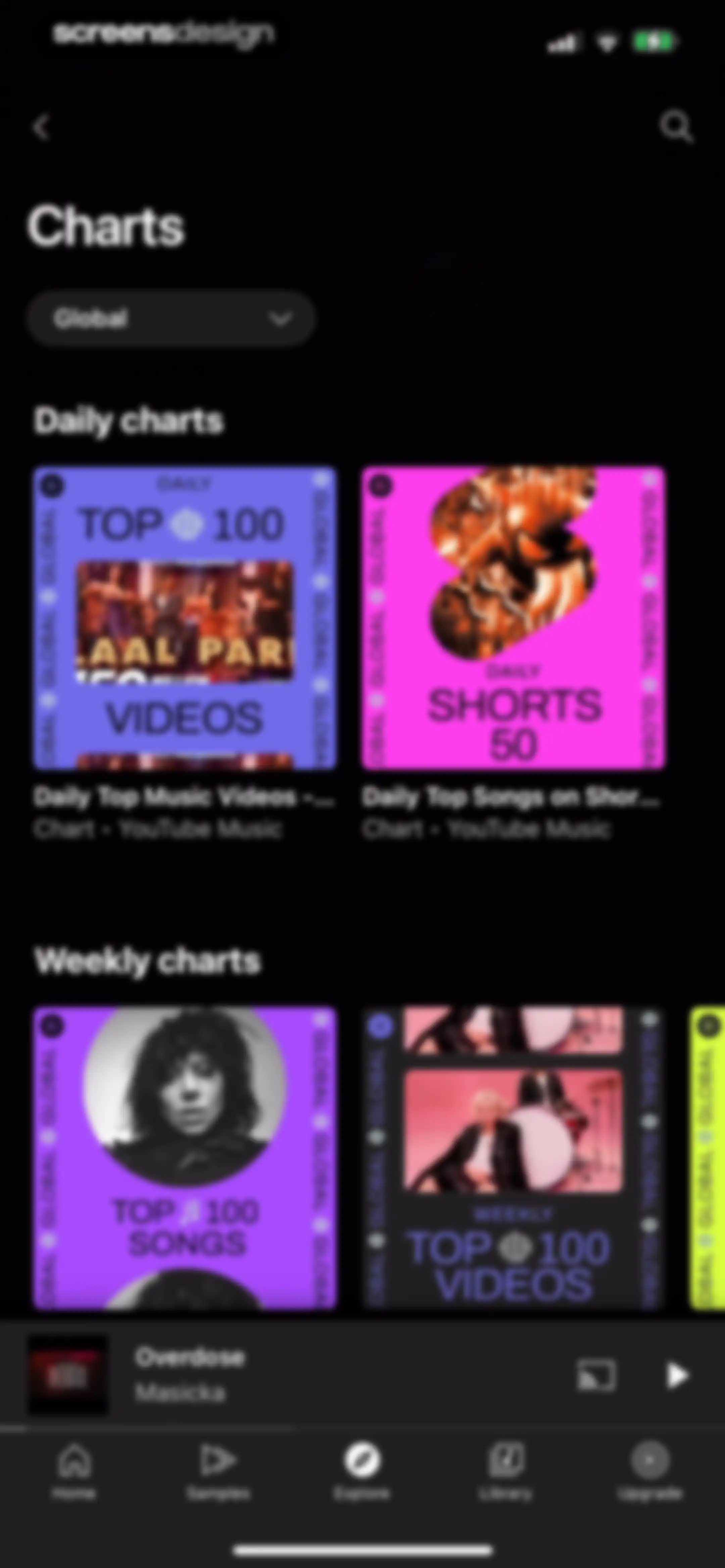 YouTube Music screen 111
