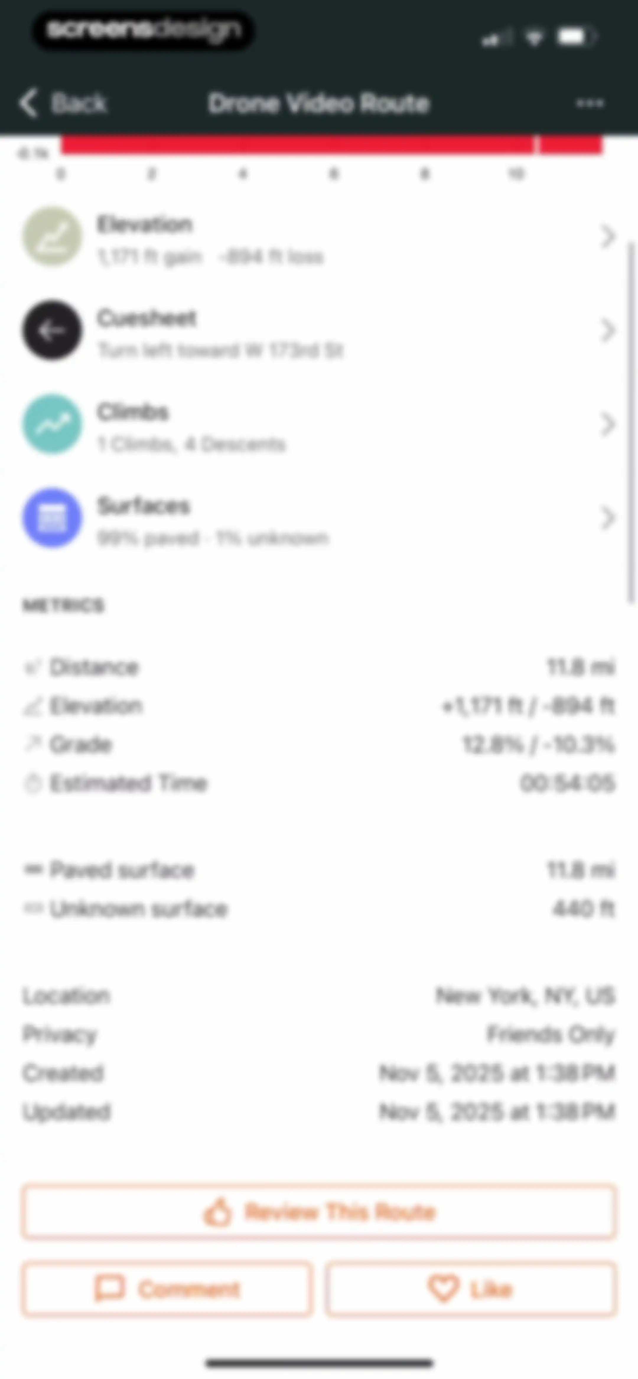 Ride with GPS: Bike Navigation screen 67
