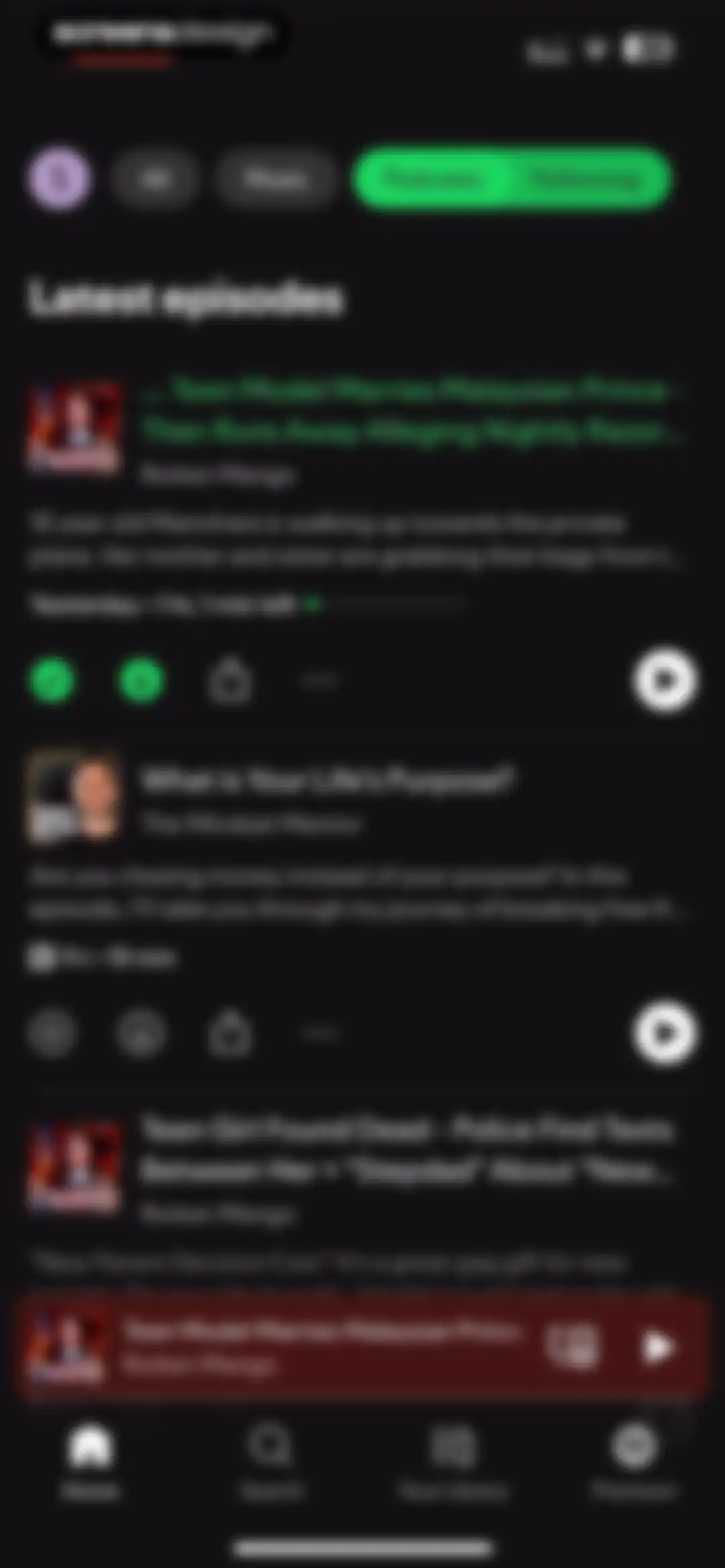 Spotify: Music and Podcasts screen 71