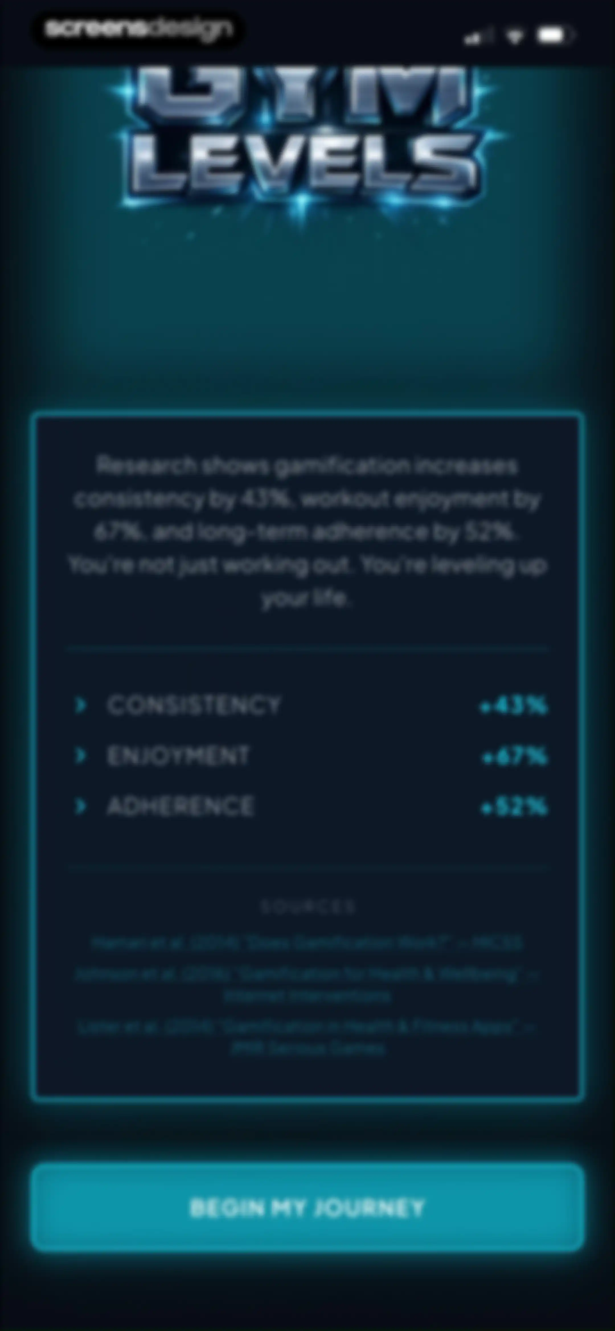 GymLevels: Ranked Gym Workouts screen 50