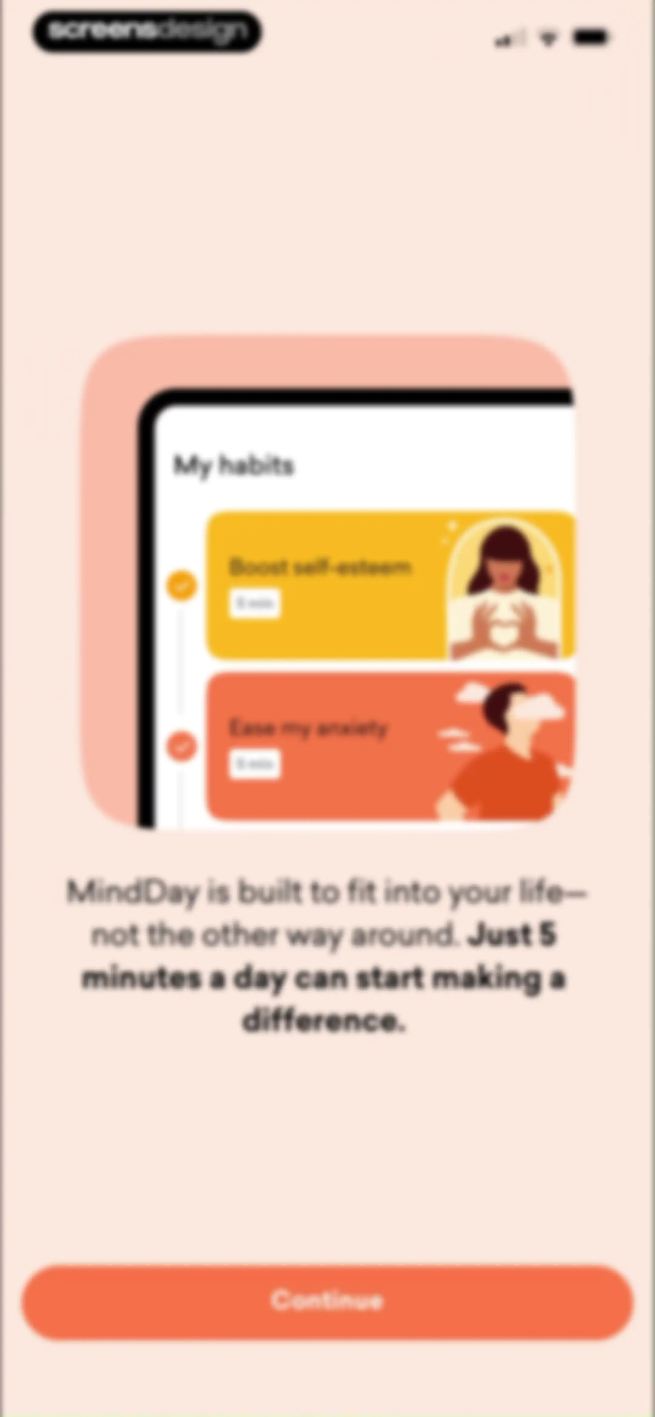 MindDay: Mental Health, Stress screen 42