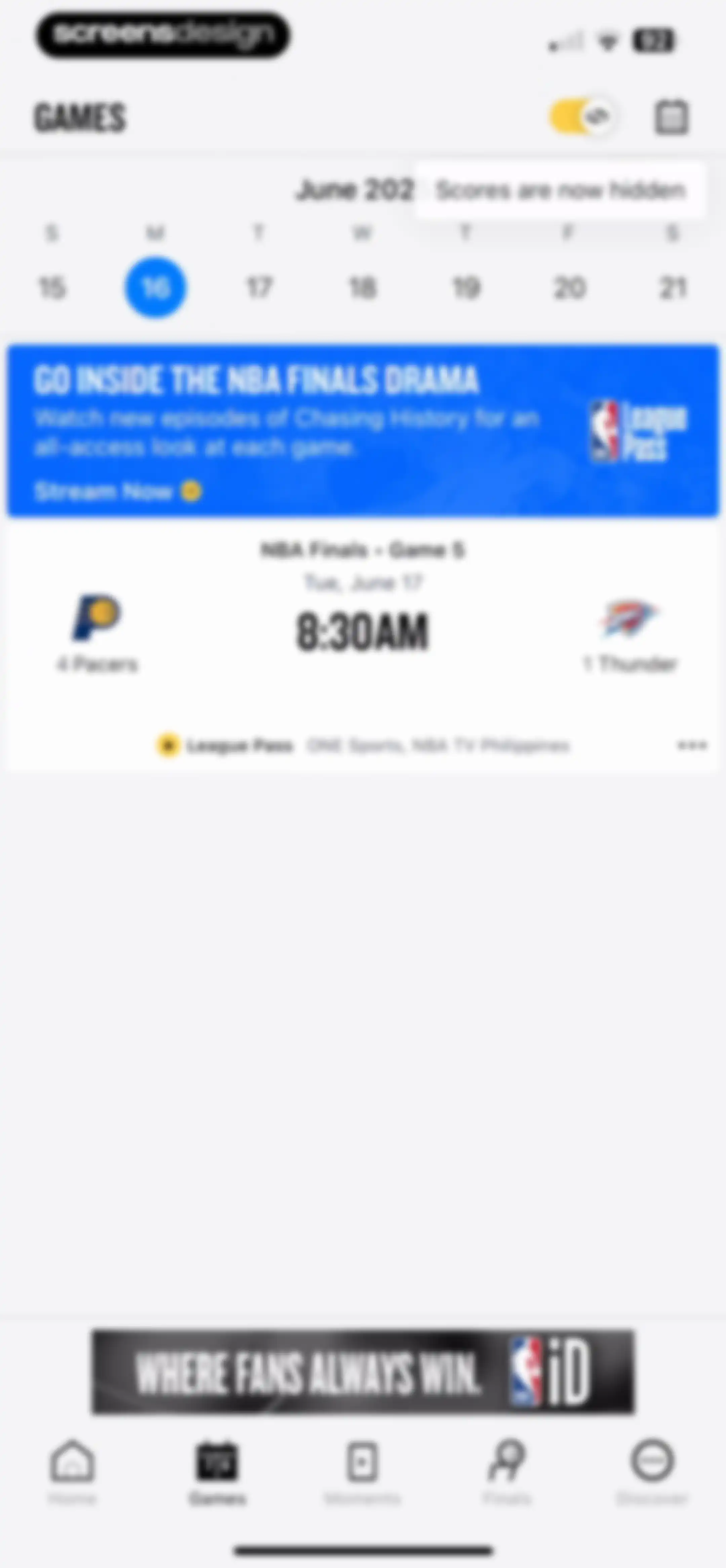 NBA: Live Games & Scores screen 65