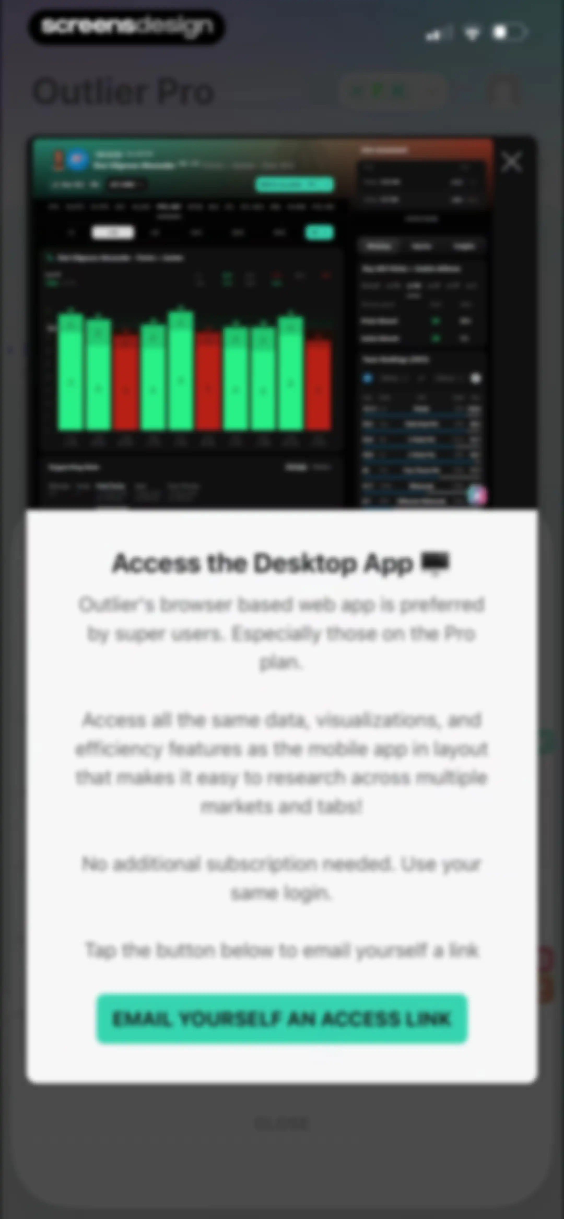 Outlier: Smart Sports Betting screen 87