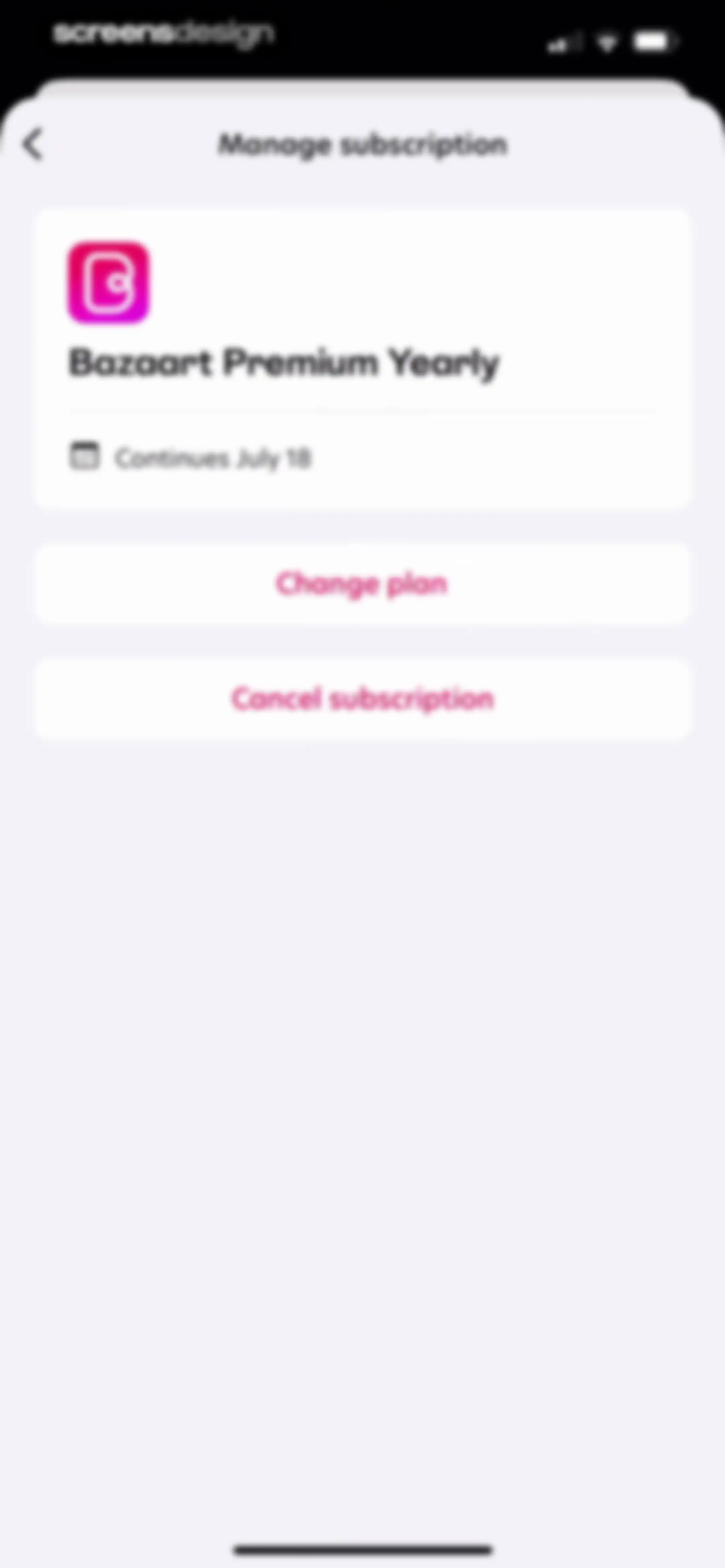 Bazaart AI Photo Editor Design screen 206
