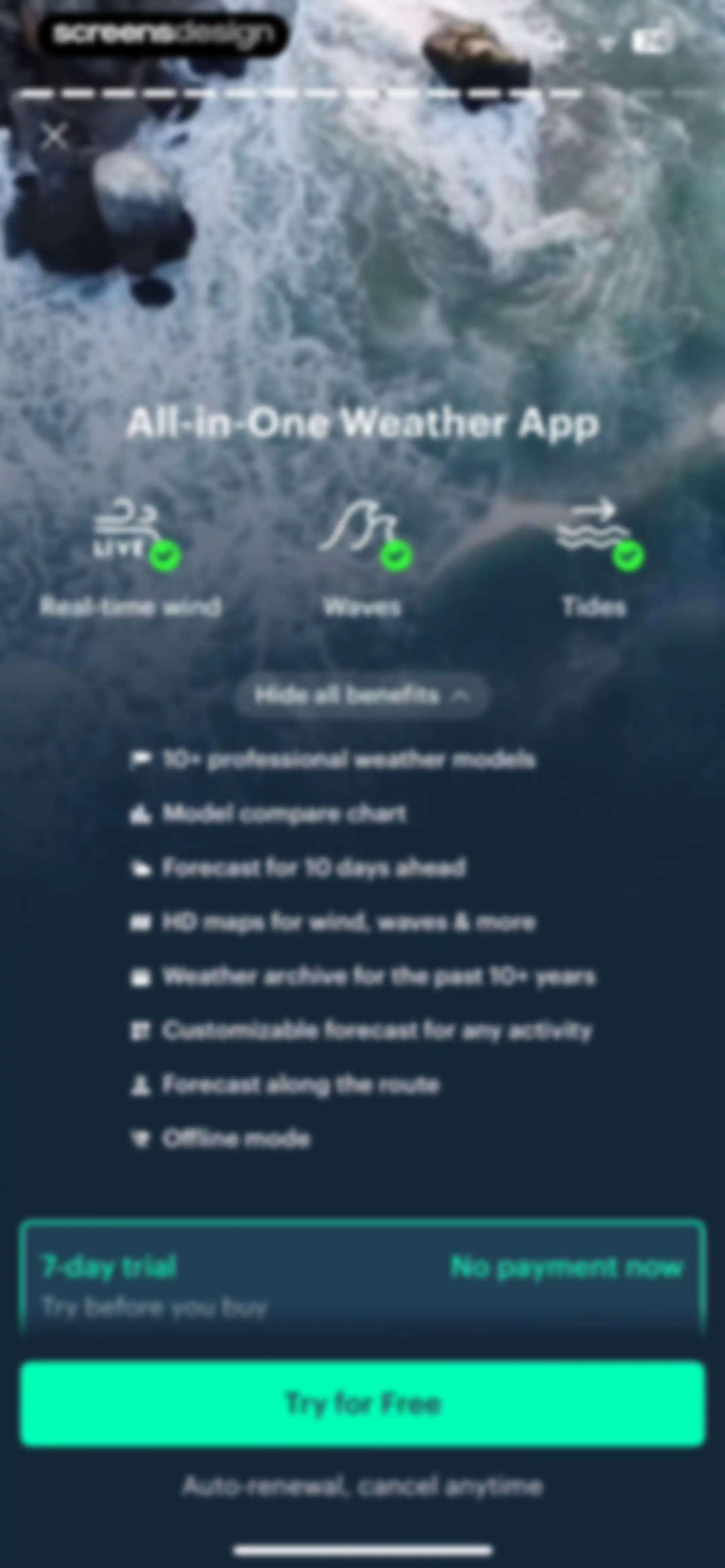 Windy.app — Wind, Tides, Radar screen 21