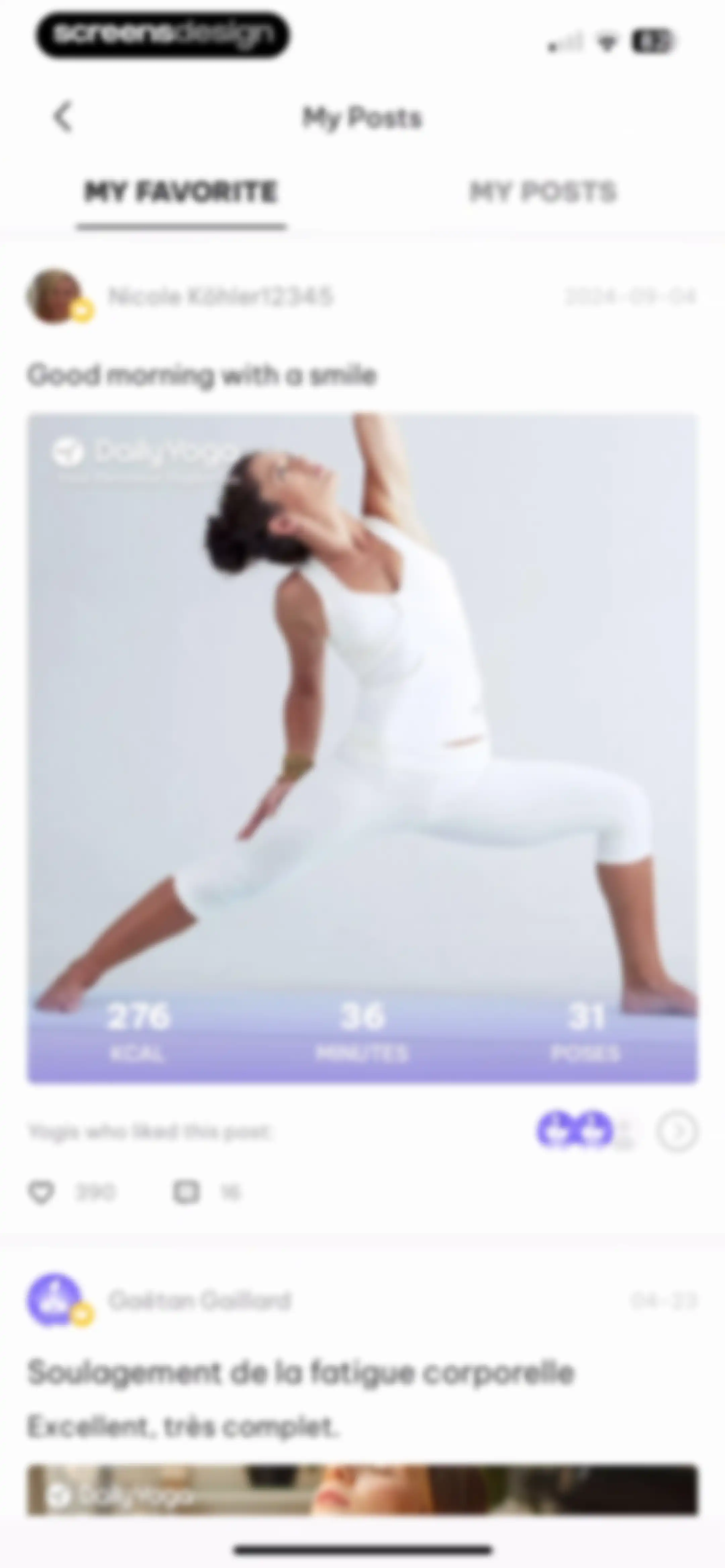Daily Yoga: Yoga for Fitness® screen 182