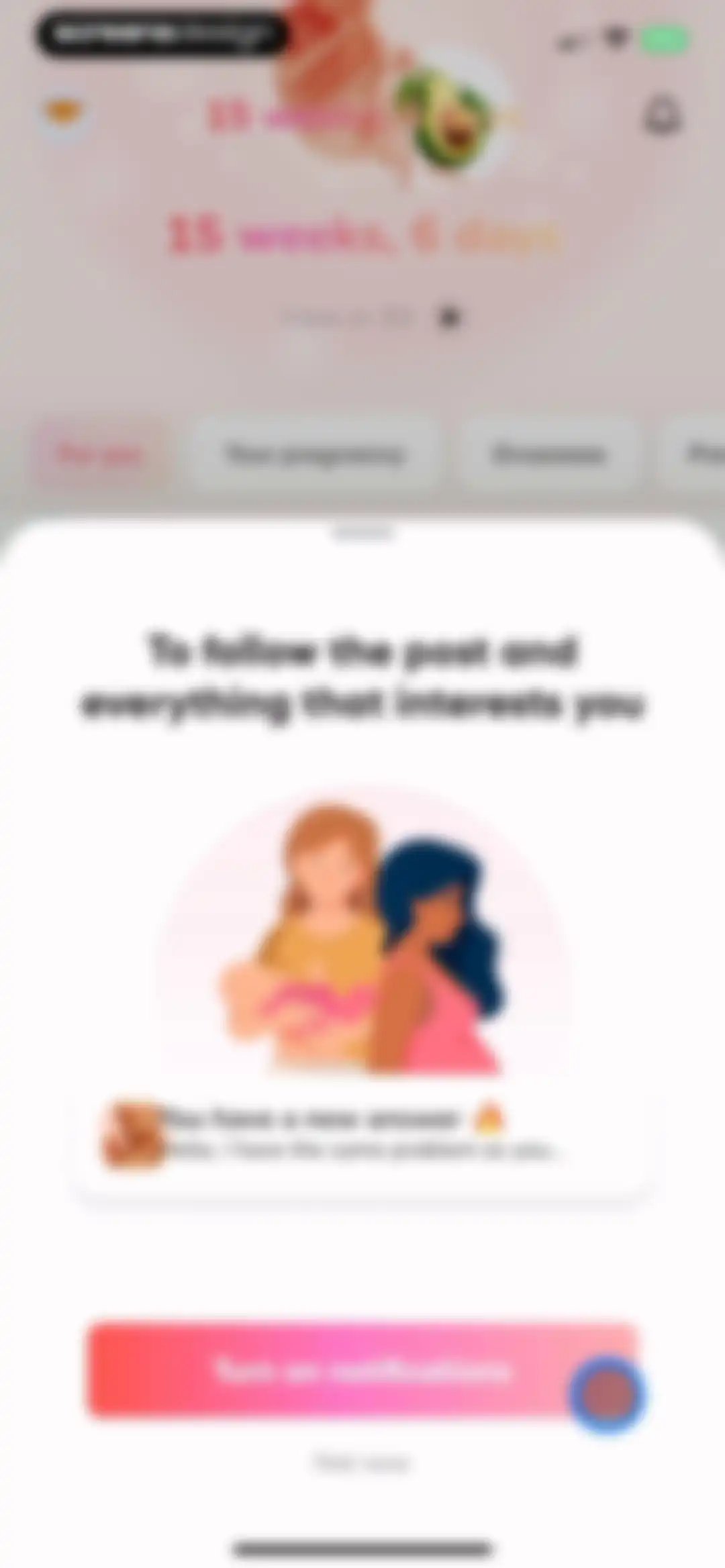 WeMoms - Pregnancy & Baby App screen 16