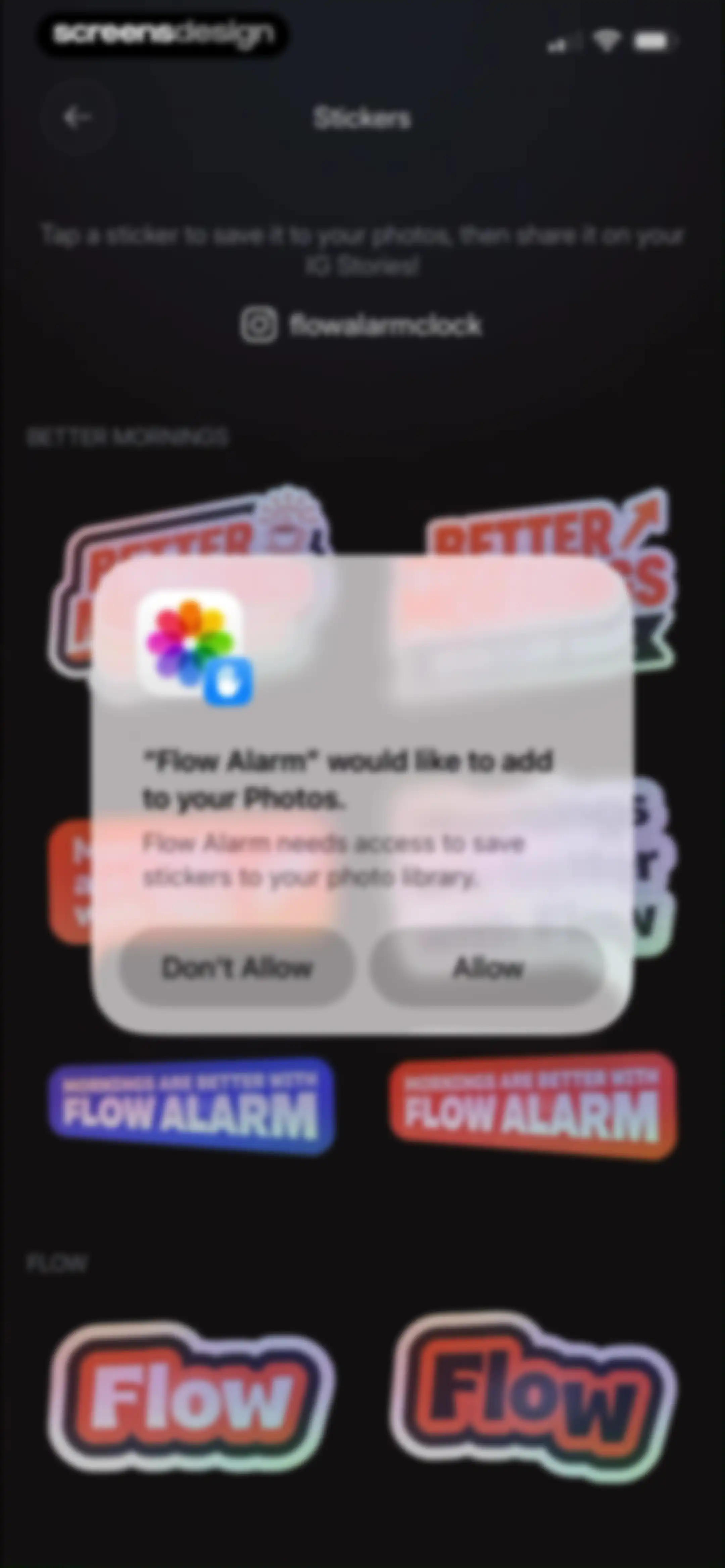 Flow - Wake Up screen 103
