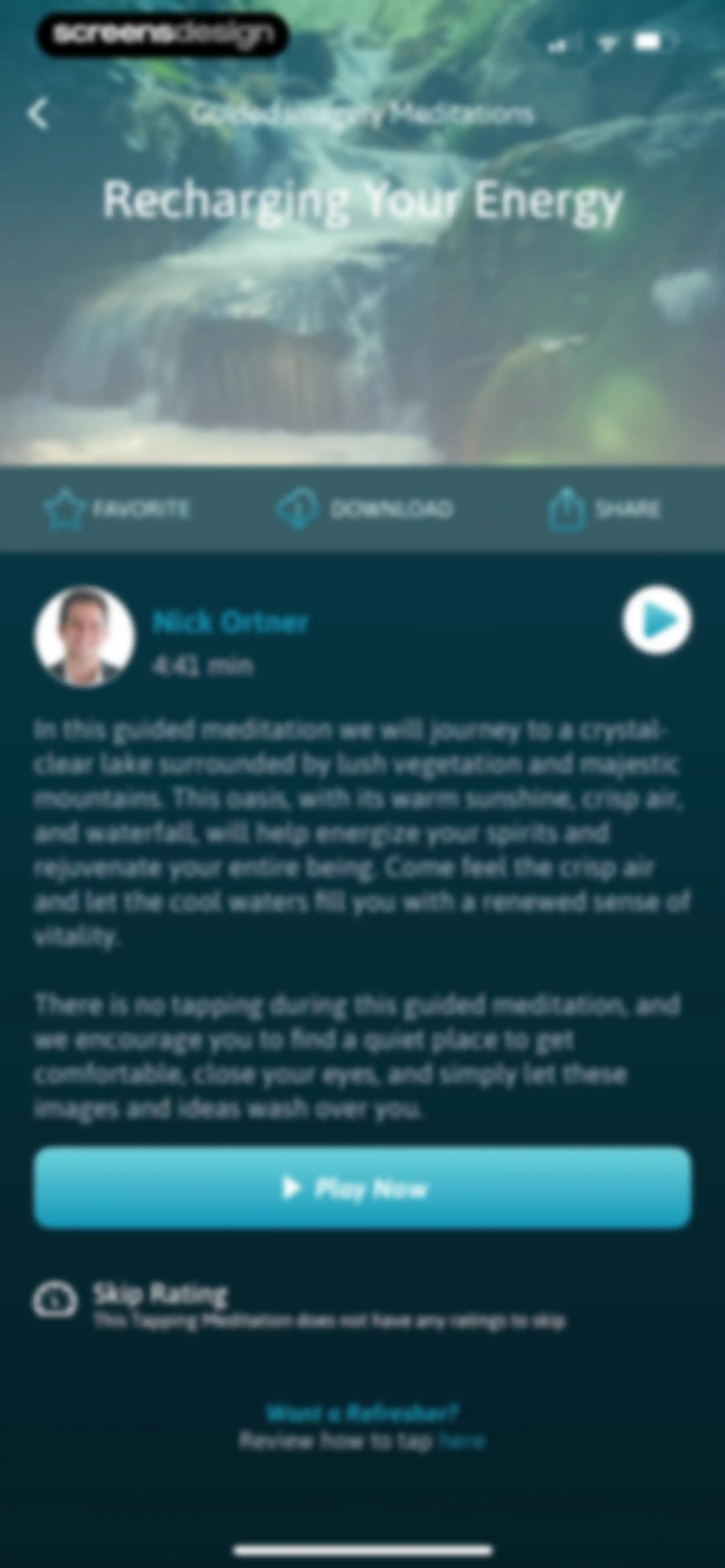 The Tapping Solution screen 26