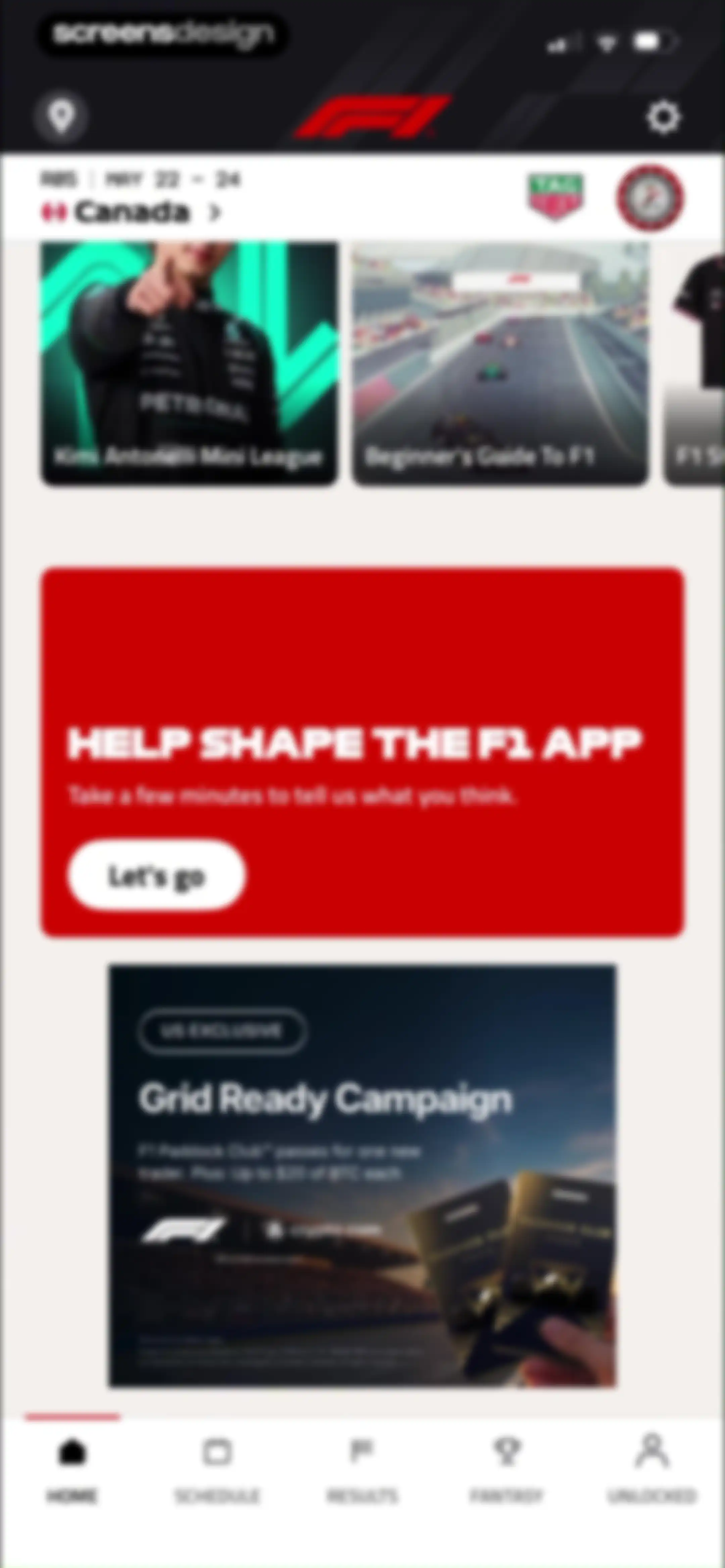 Formula 1® screen 69
