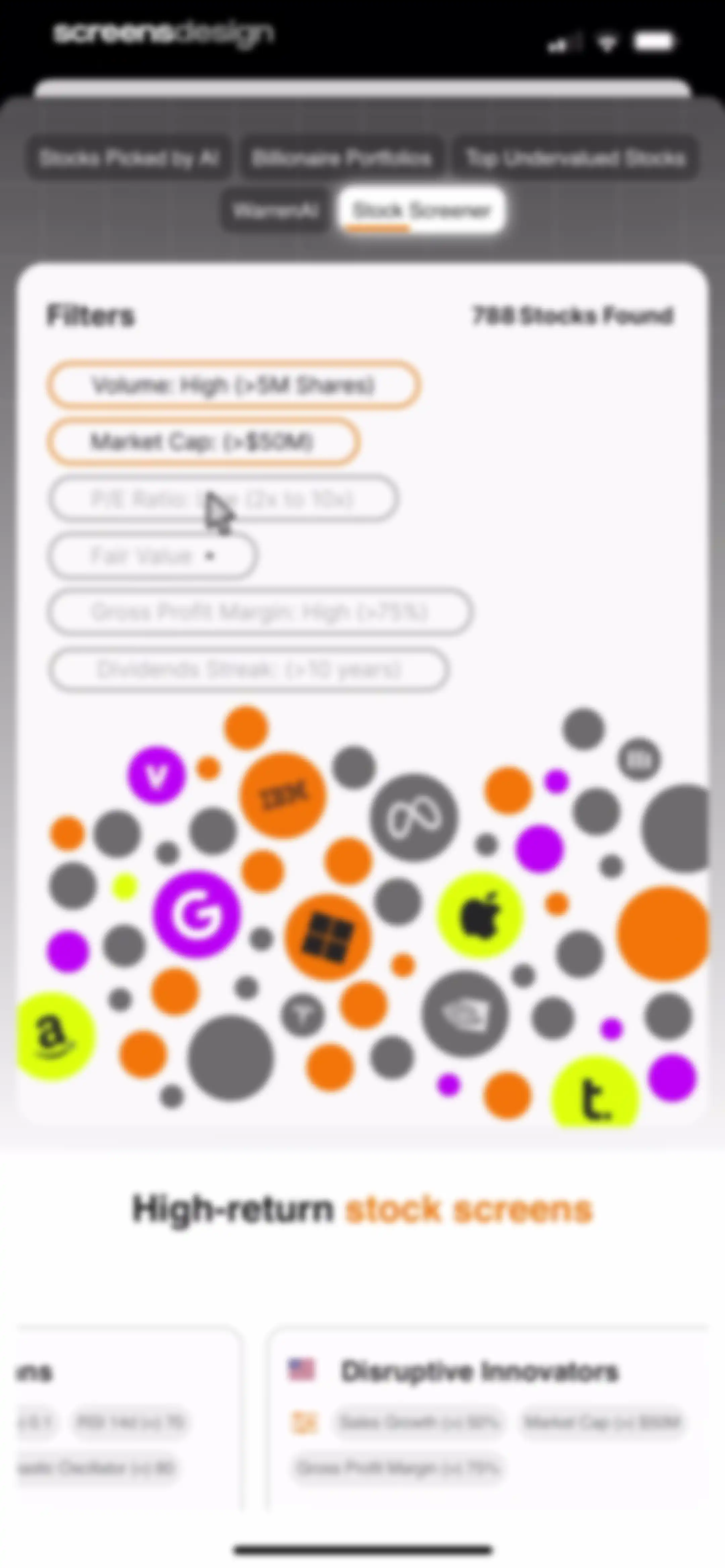 Investing.com: Stock Market screen 86