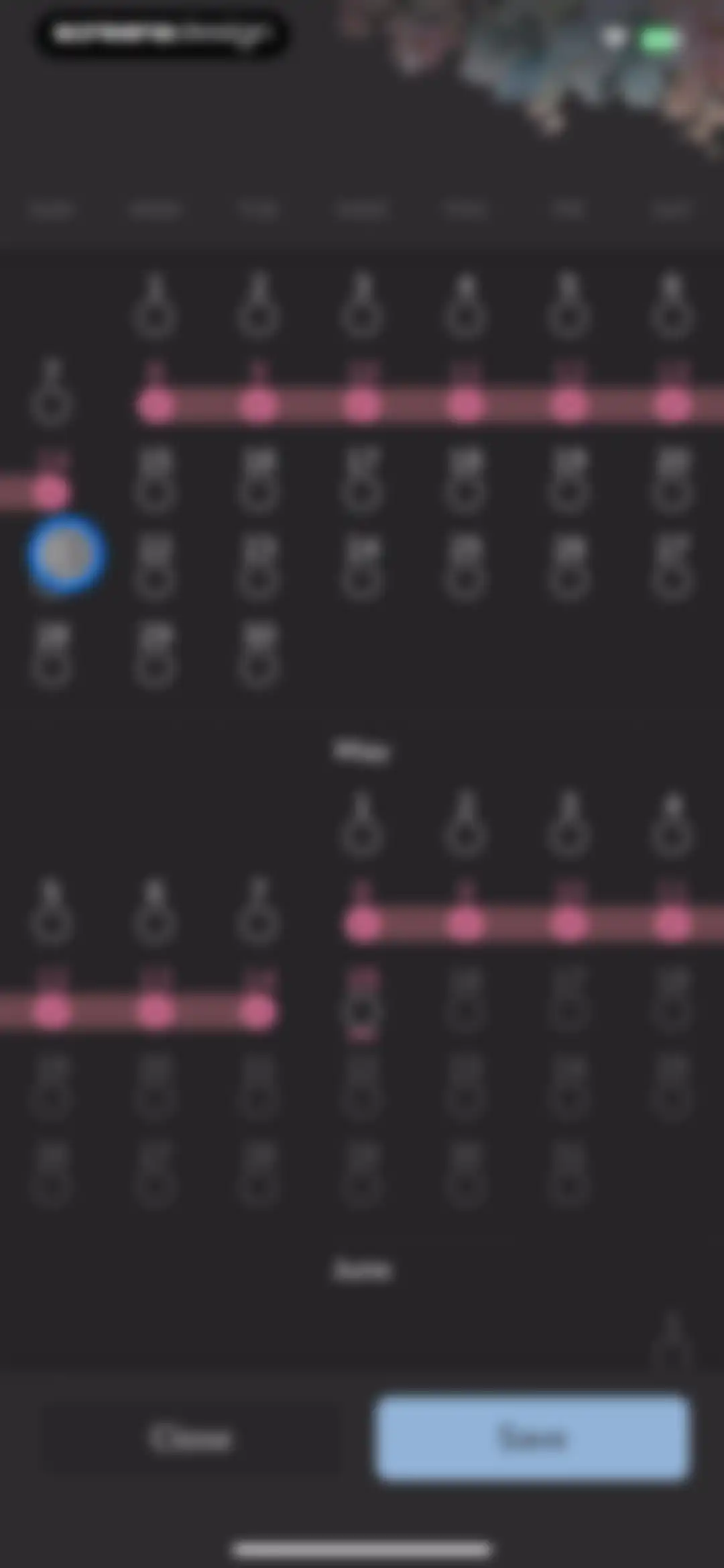Period Tracker and Calendar screen 23