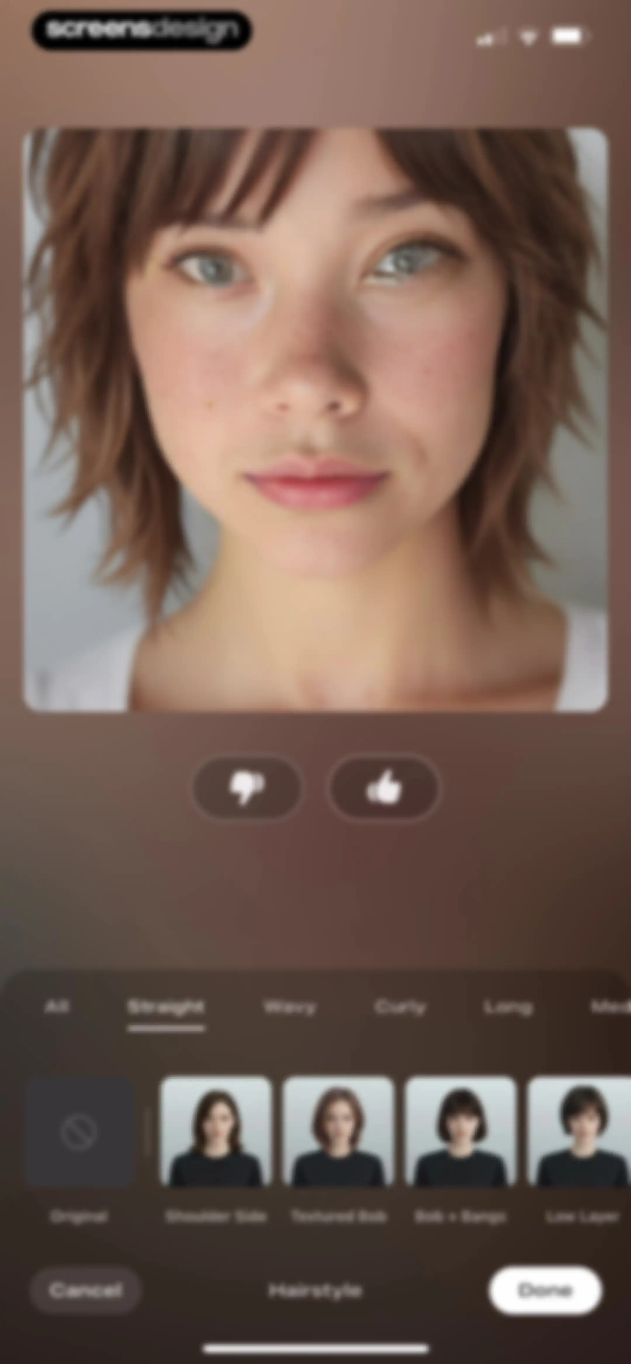 Beautify - Hairstyle Try On screen 68