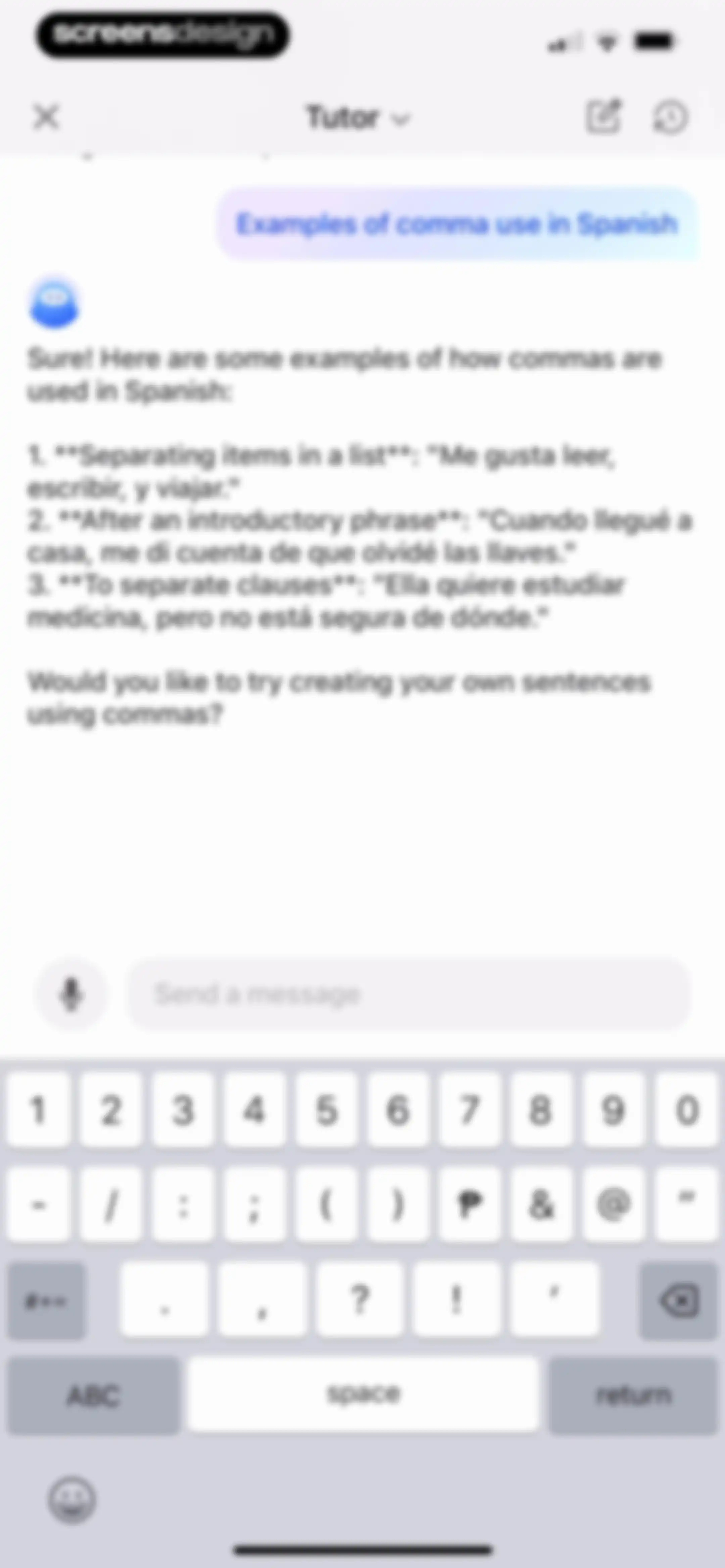 Speak: Language Learning screen 76
