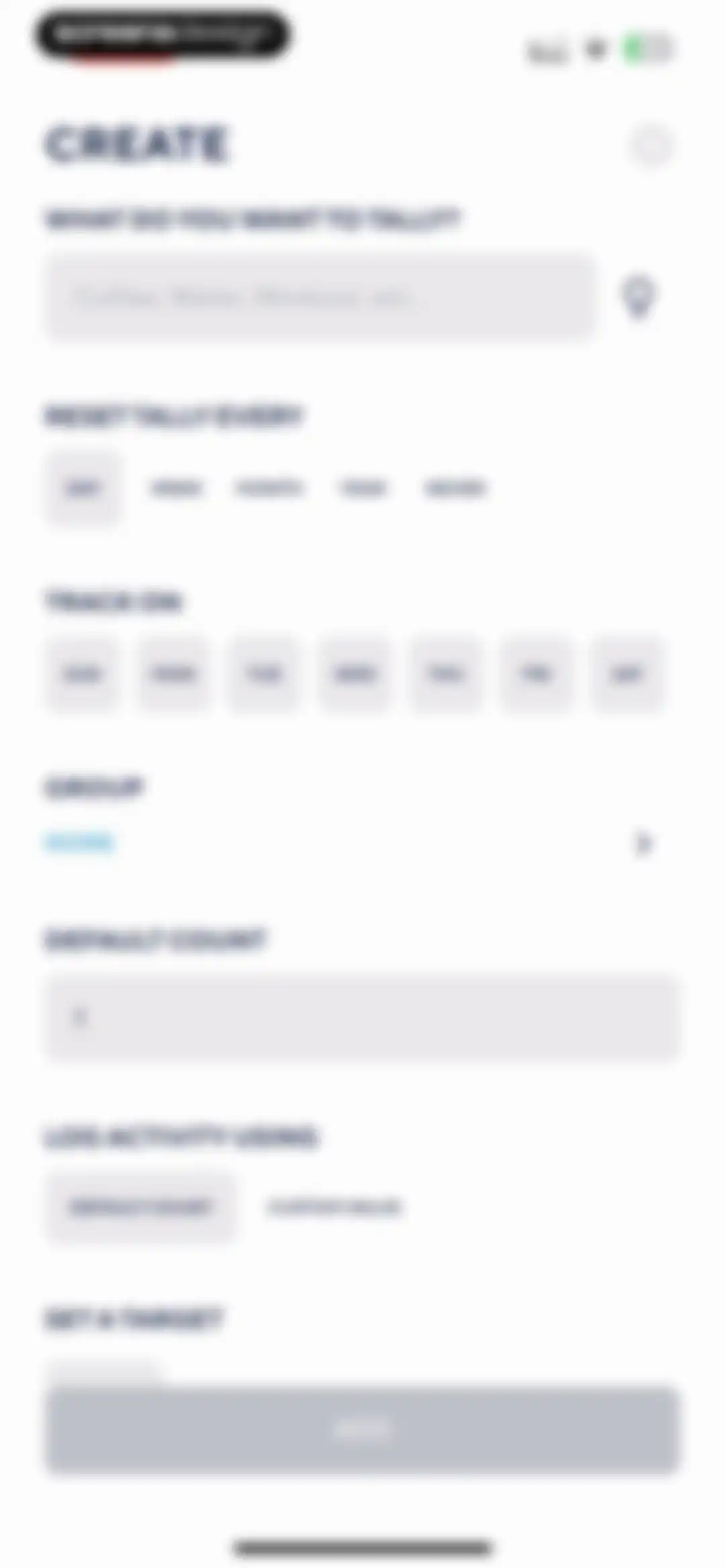 Tally: The Anything Tracker screen 11