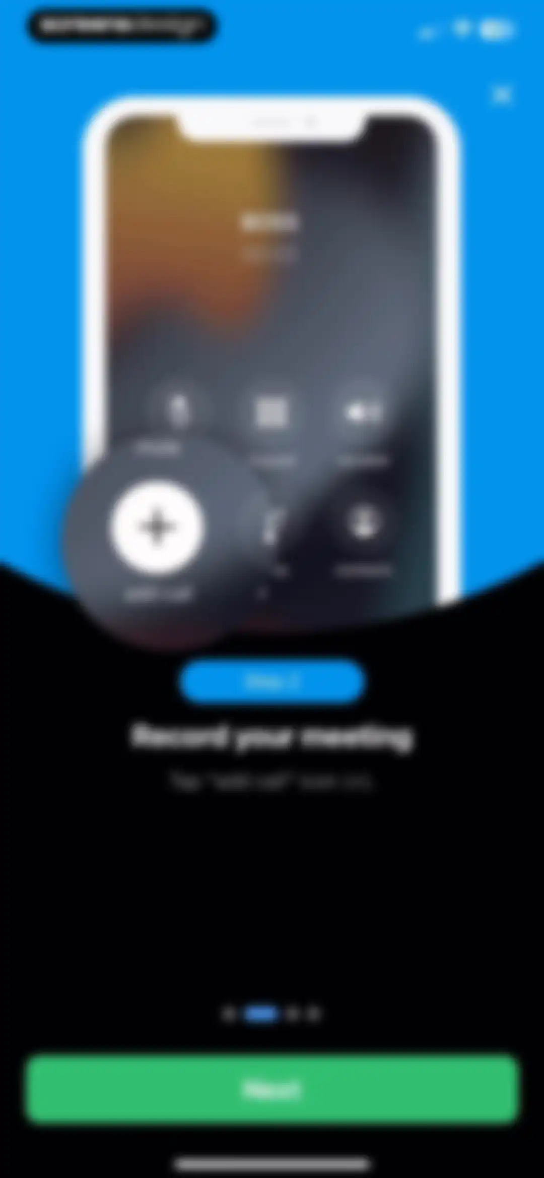 AI Note Taker - flick screen 33
