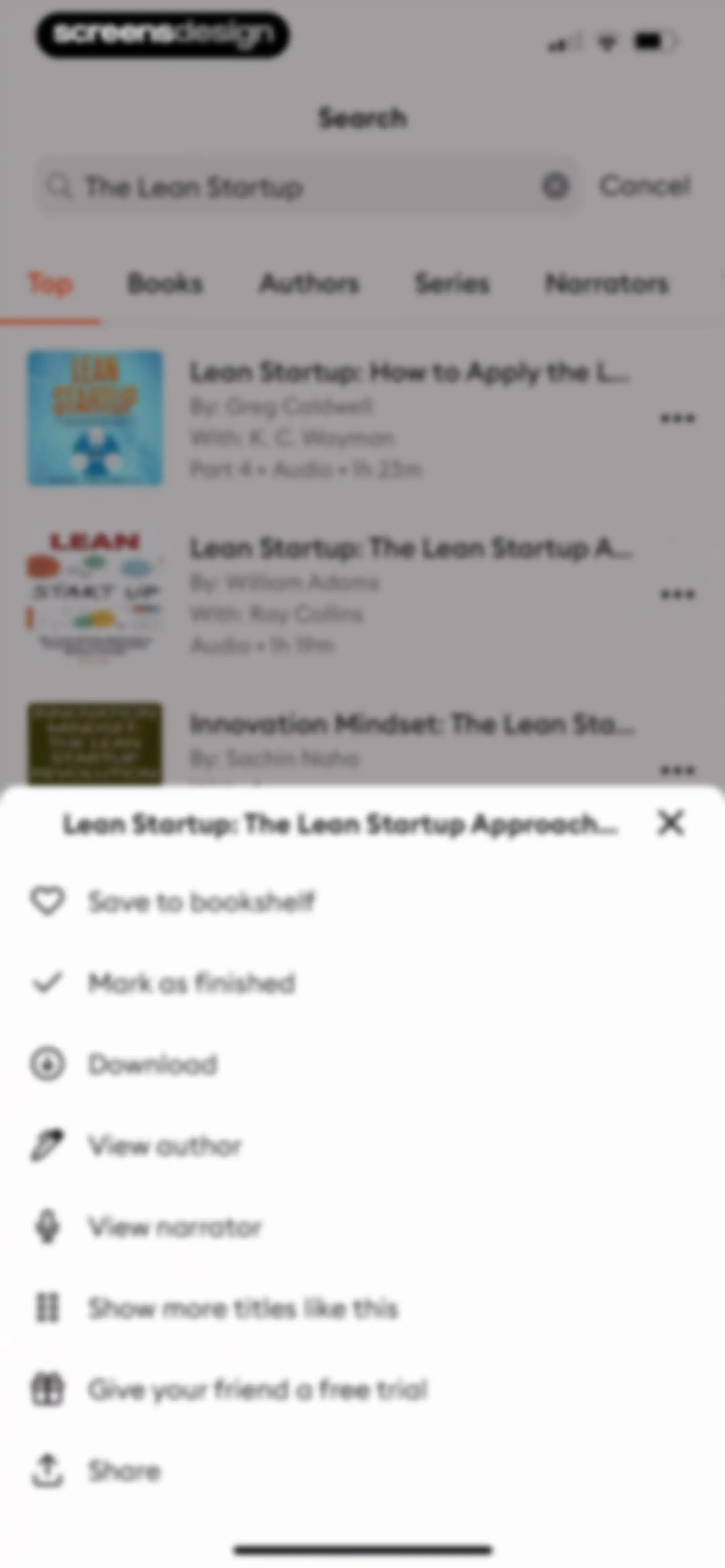 Storytel - Audiobooks Library screen 89