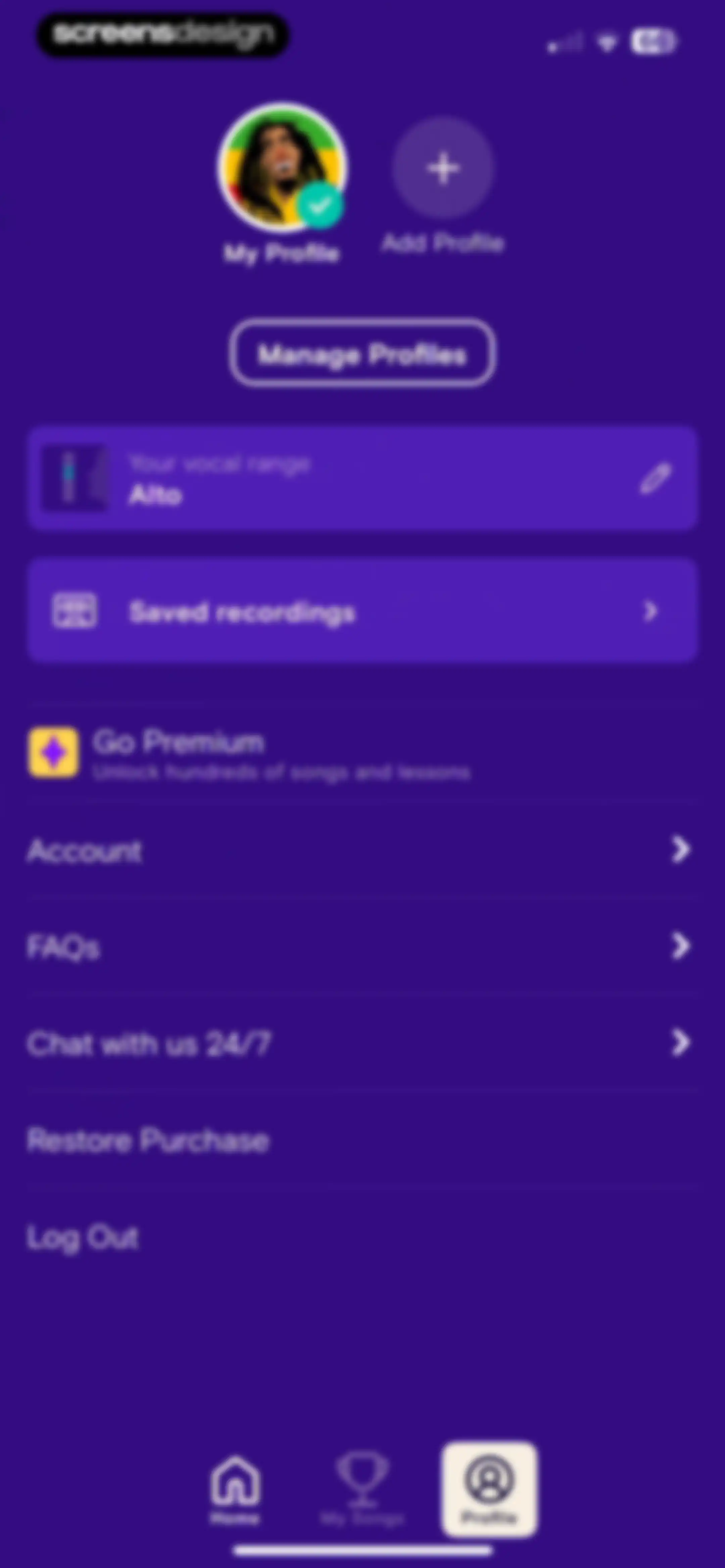 Simply Sing: My Singing App screen 107