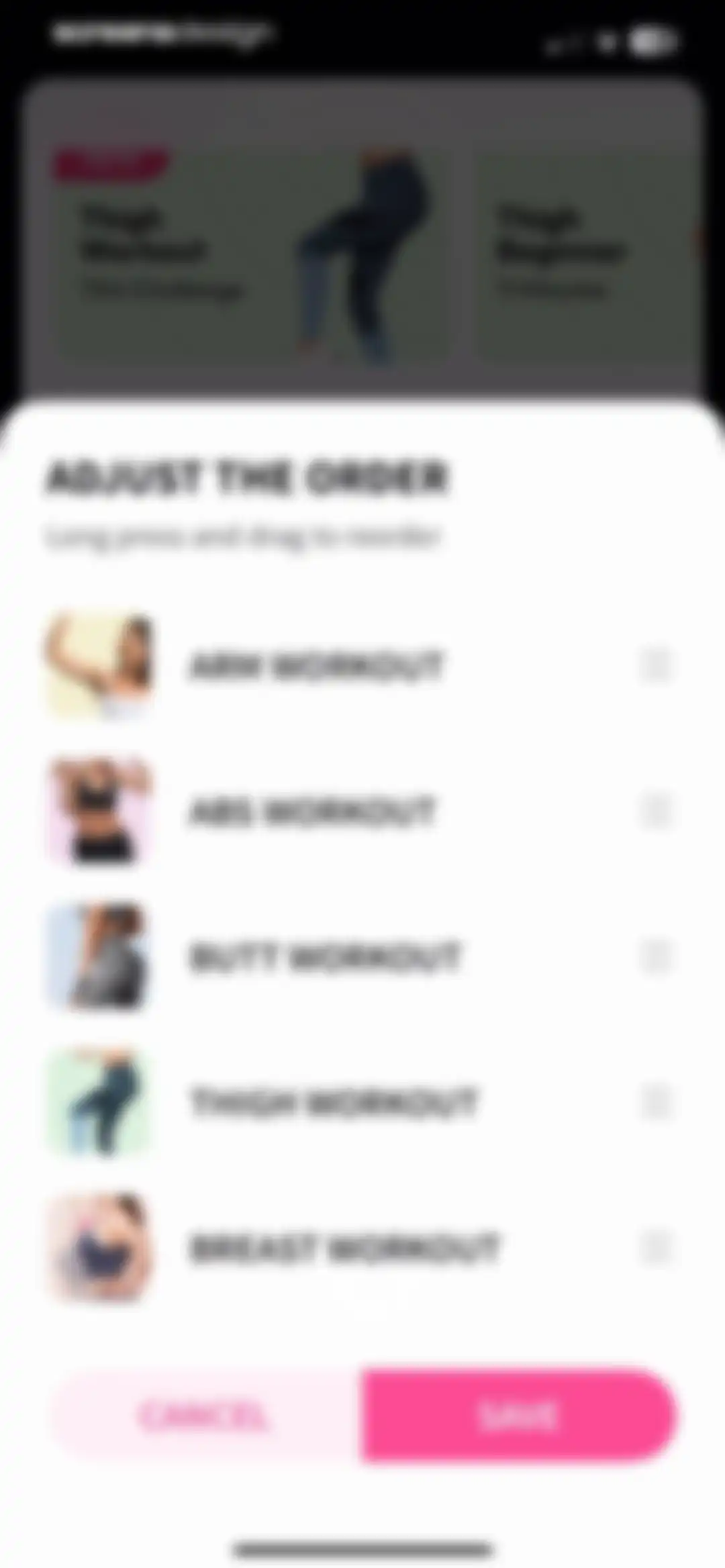Workout for Women: Fit at Home screen 122