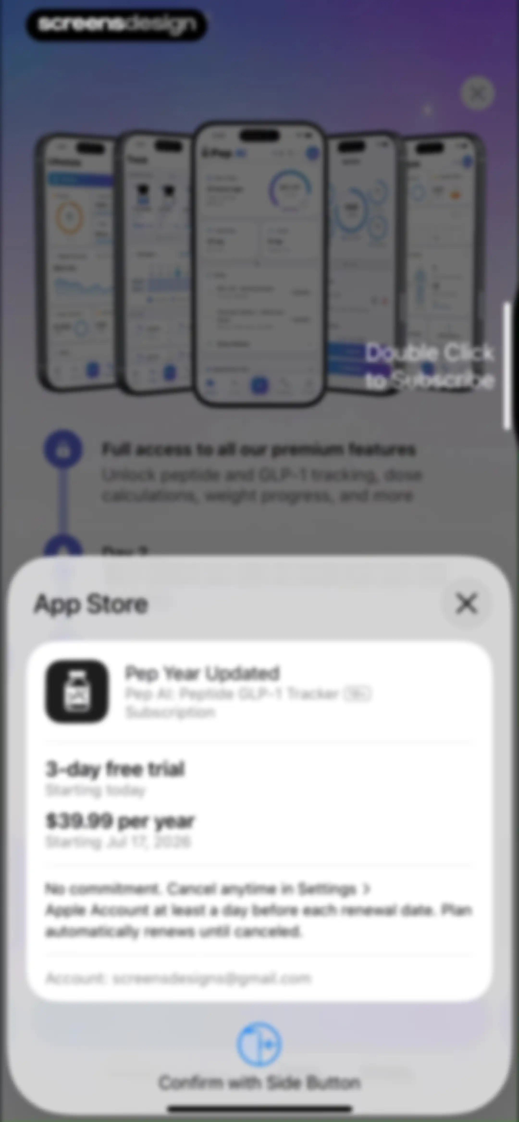 Pep AI: Peptide GLP-1 Tracker screen 41