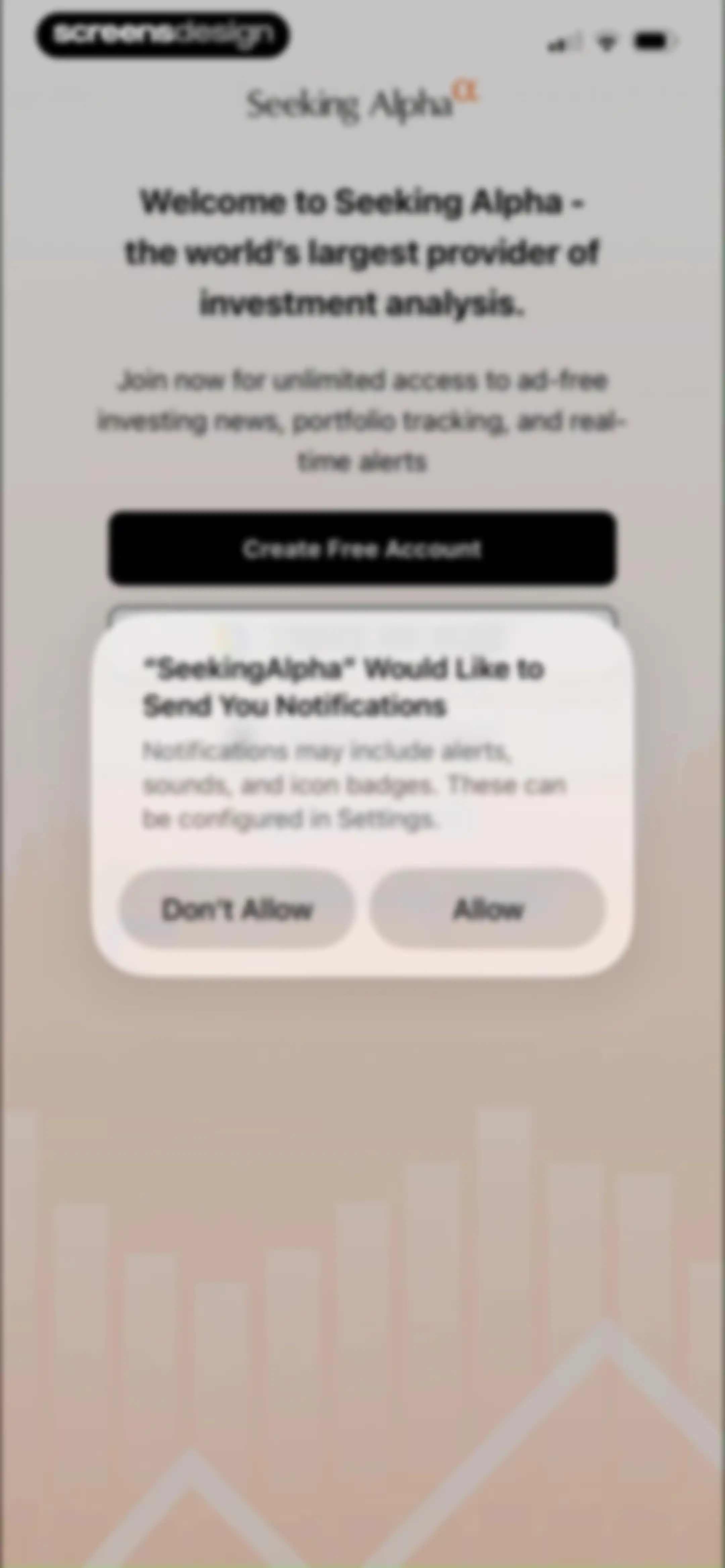Seeking Alpha: News & Analysis screen 3